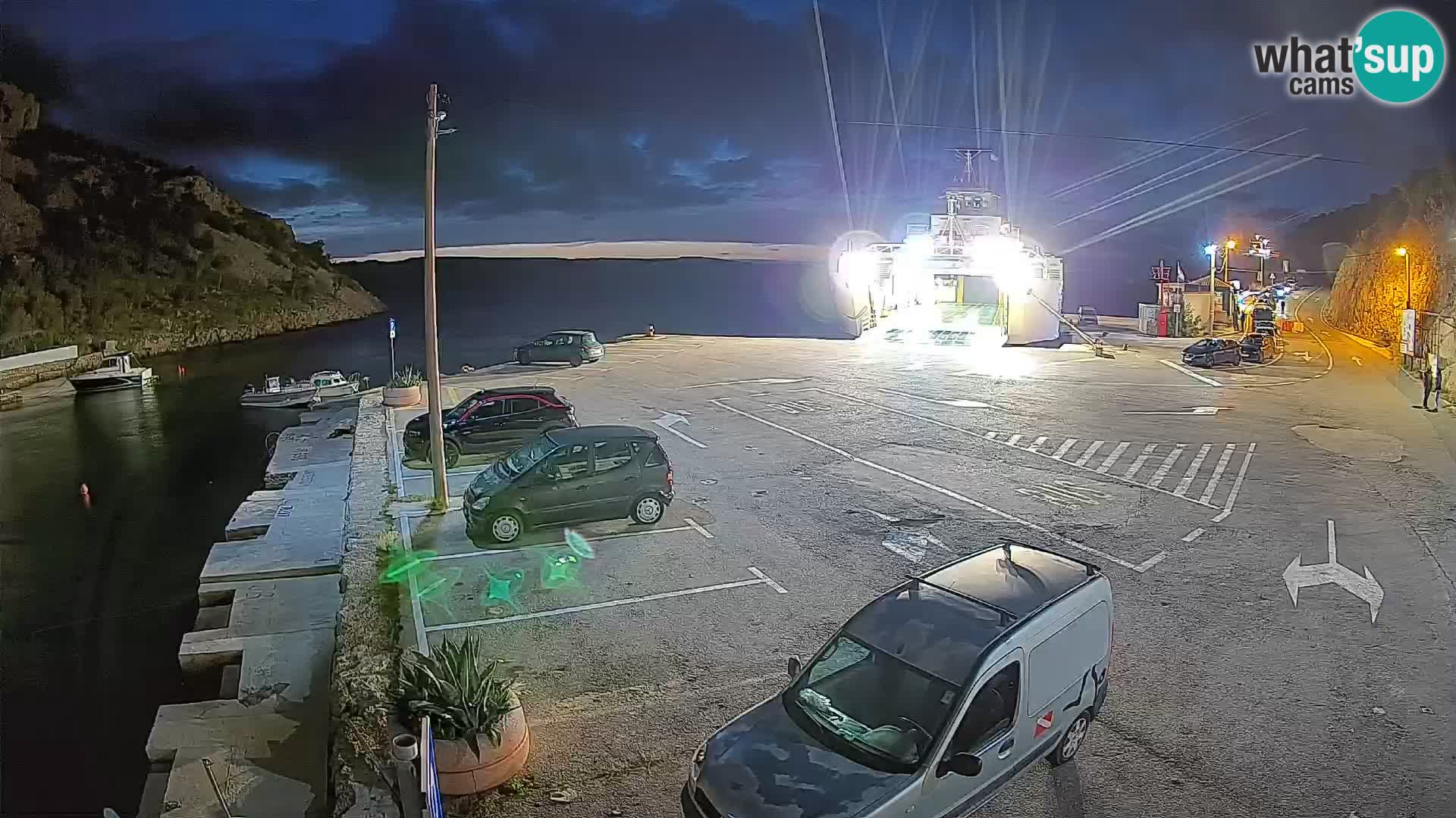 Webcam porto traghetti di Prizna – per l’isola di Pag