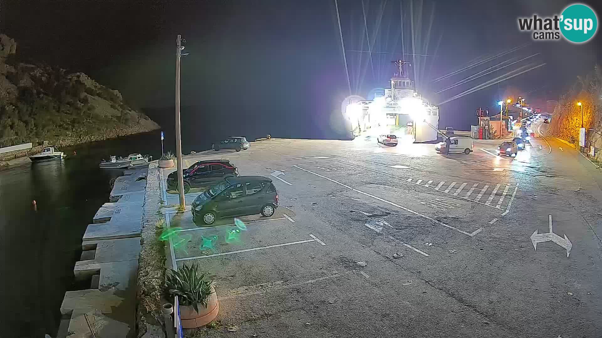 Webcam porto traghetti di Prizna – per l’isola di Pag