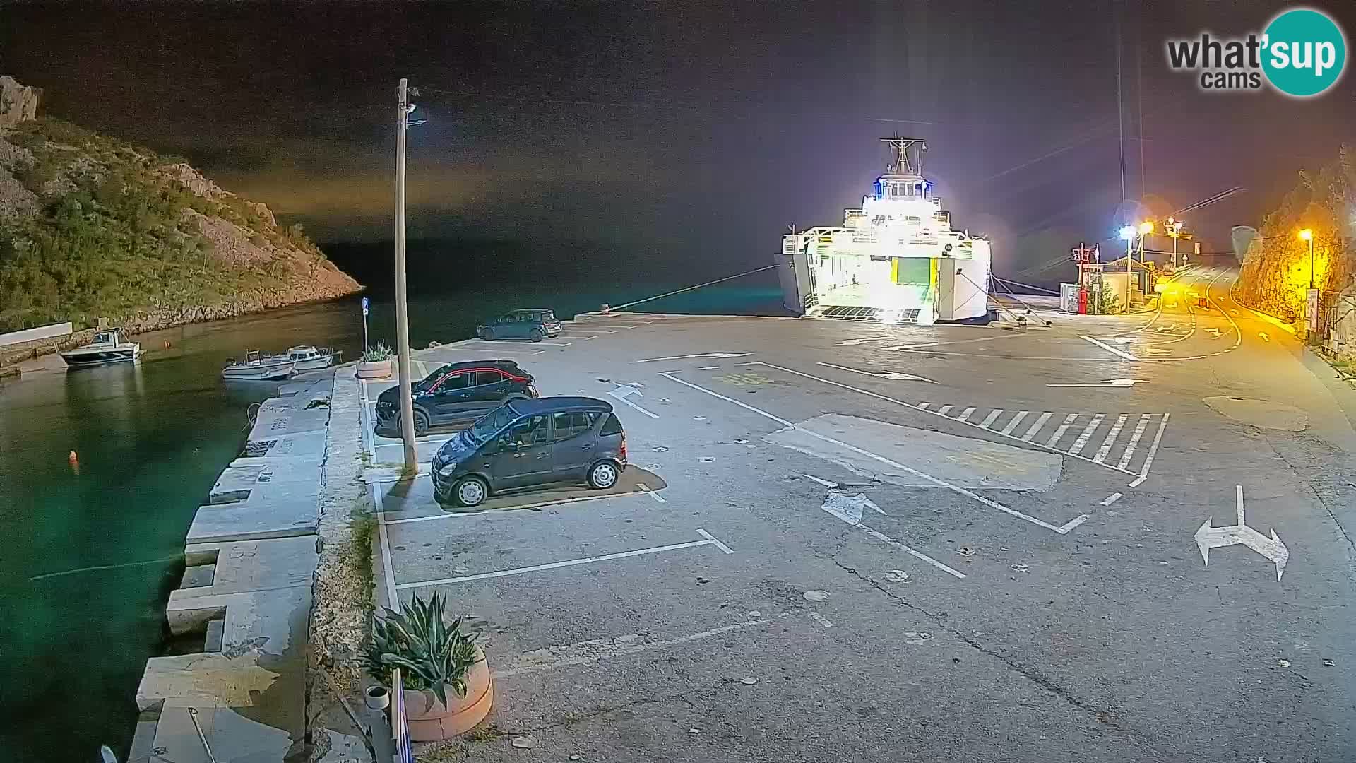 Webcam porto traghetti di Prizna – per l’isola di Pag