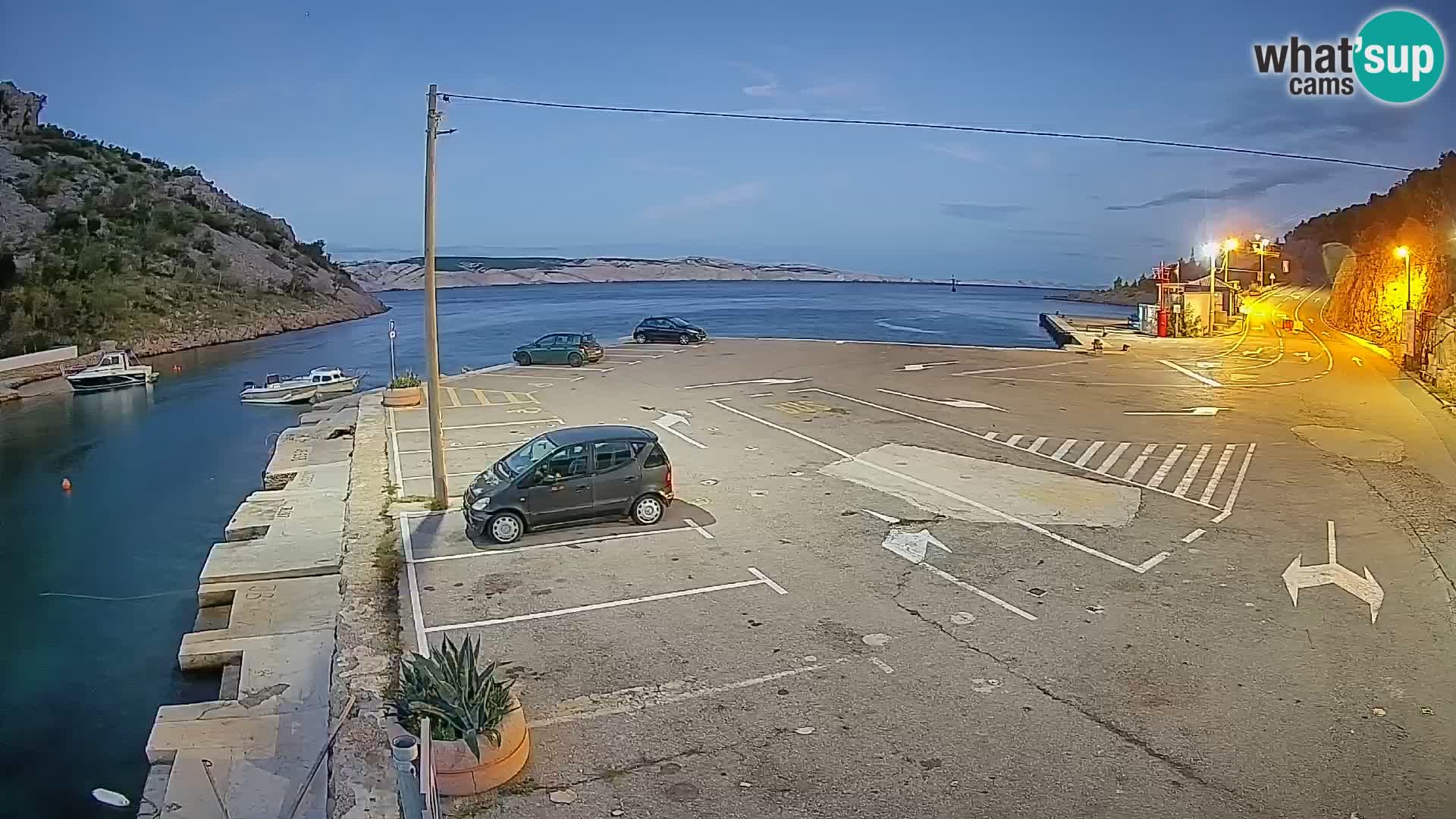 Webcam porto traghetti di Prizna – per l’isola di Pag