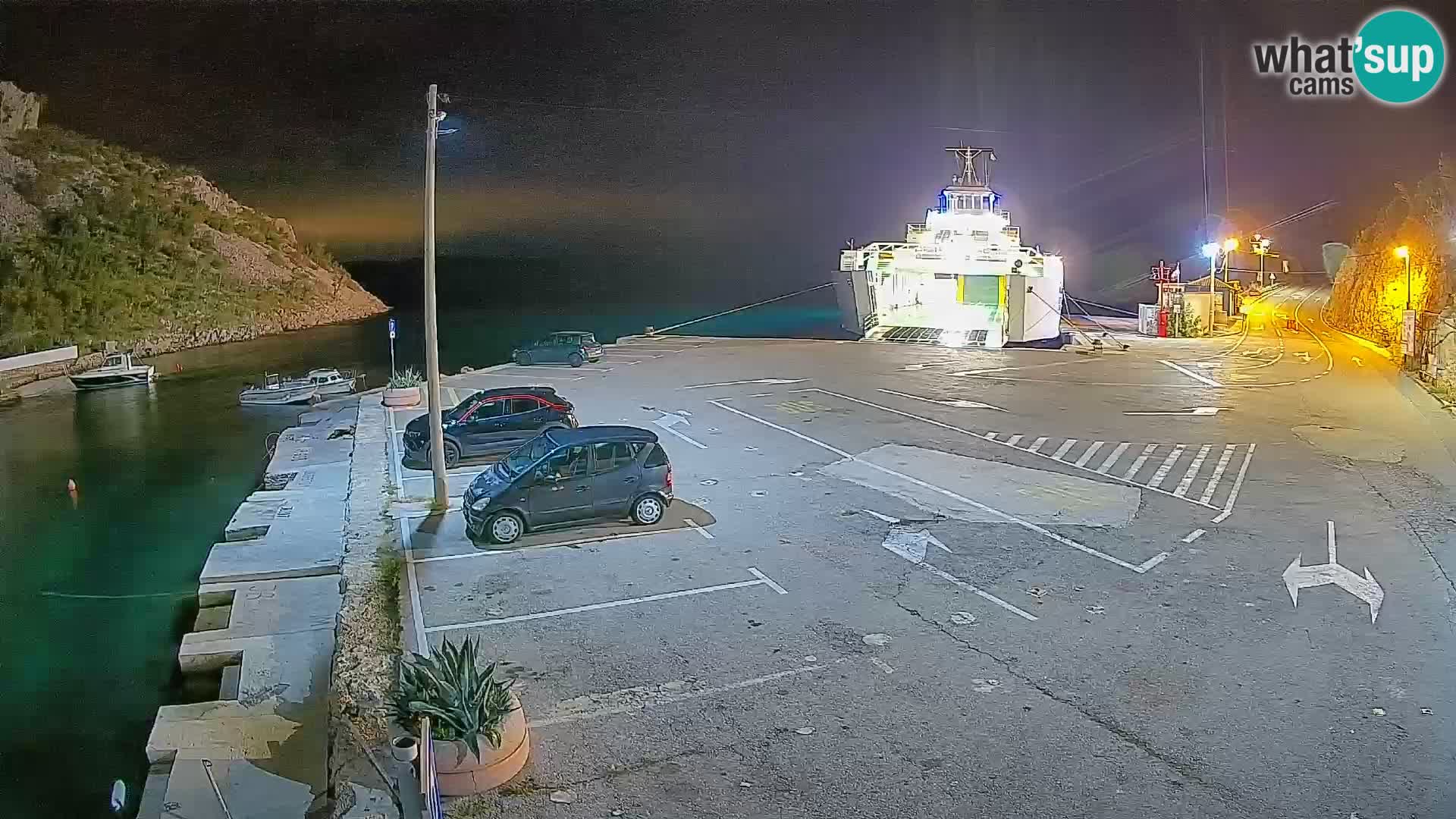 Webcam porto traghetti di Prizna – per l’isola di Pag