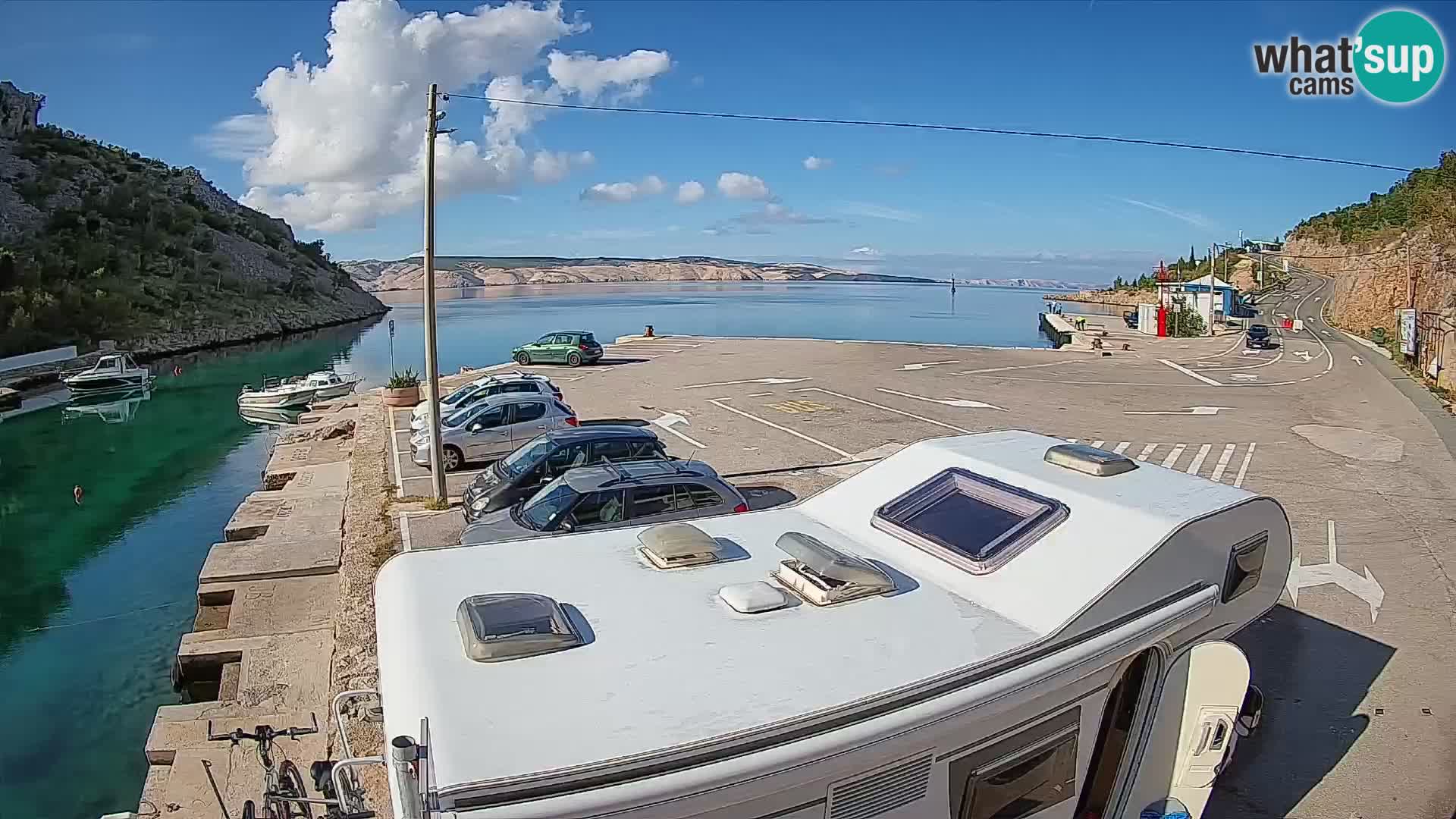 Webcam porto traghetti di Prizna – per l’isola di Pag