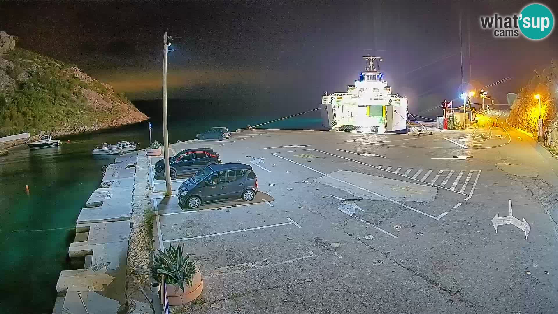 Webcam porto traghetti di Prizna – per l’isola di Pag