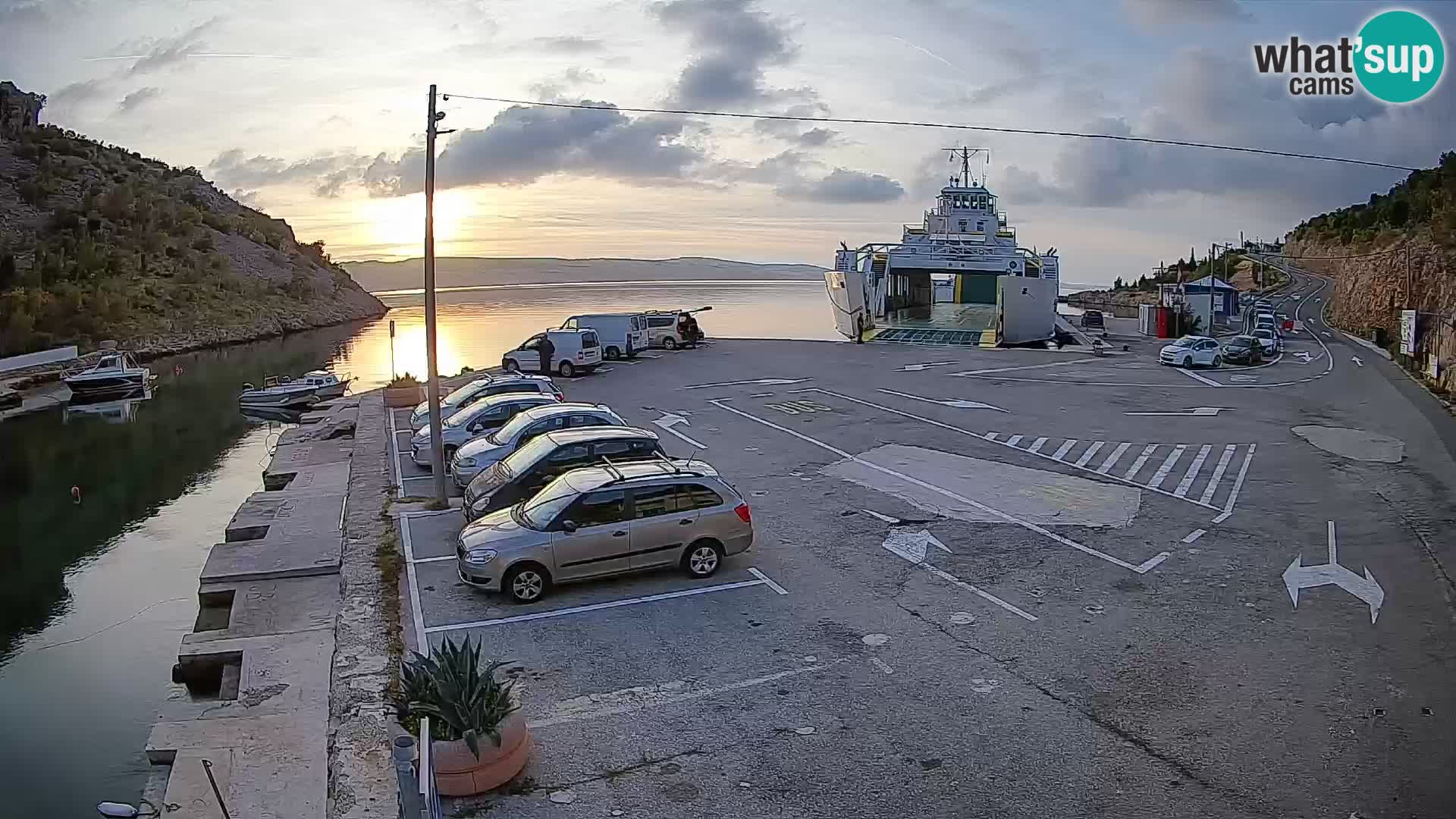 Webcam porto traghetti di Prizna – per l’isola di Pag