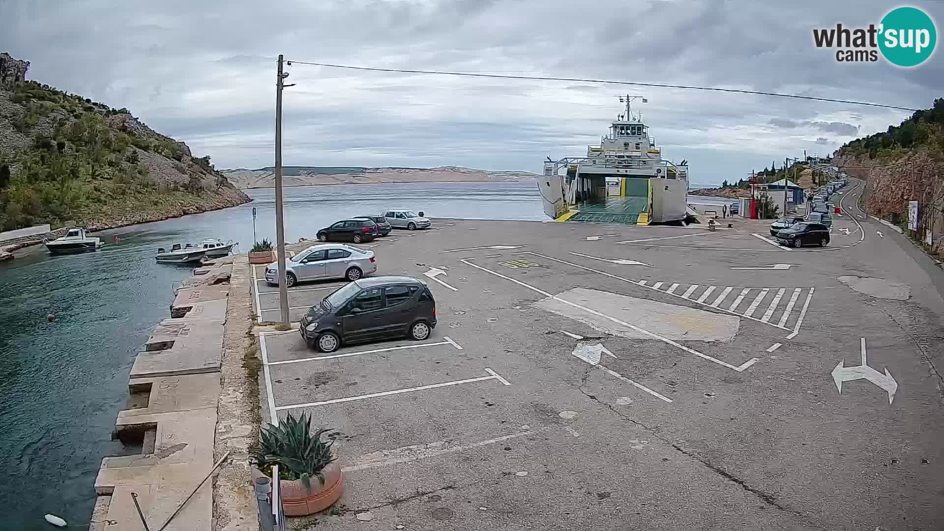 Webcam porto traghetti di Prizna – per l’isola di Pag