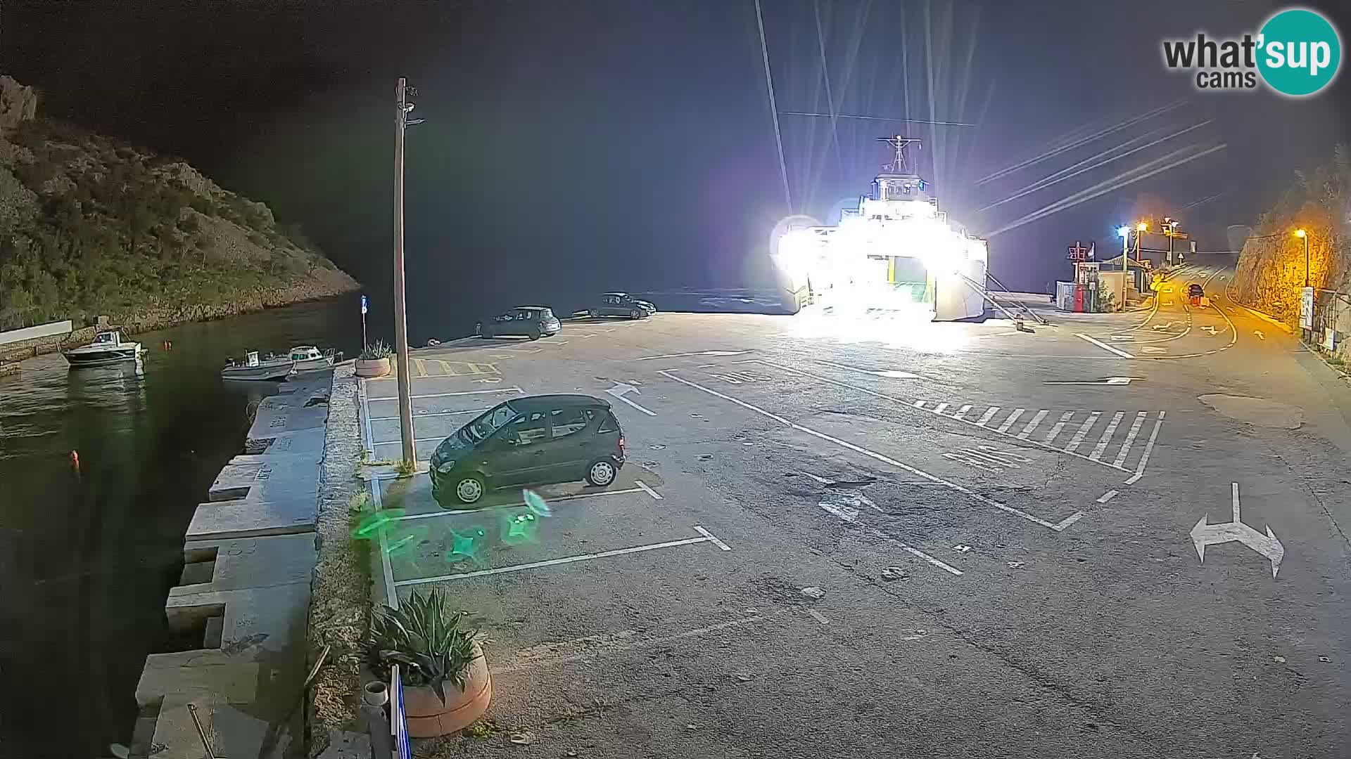Webcam porto traghetti di Prizna – per l’isola di Pag