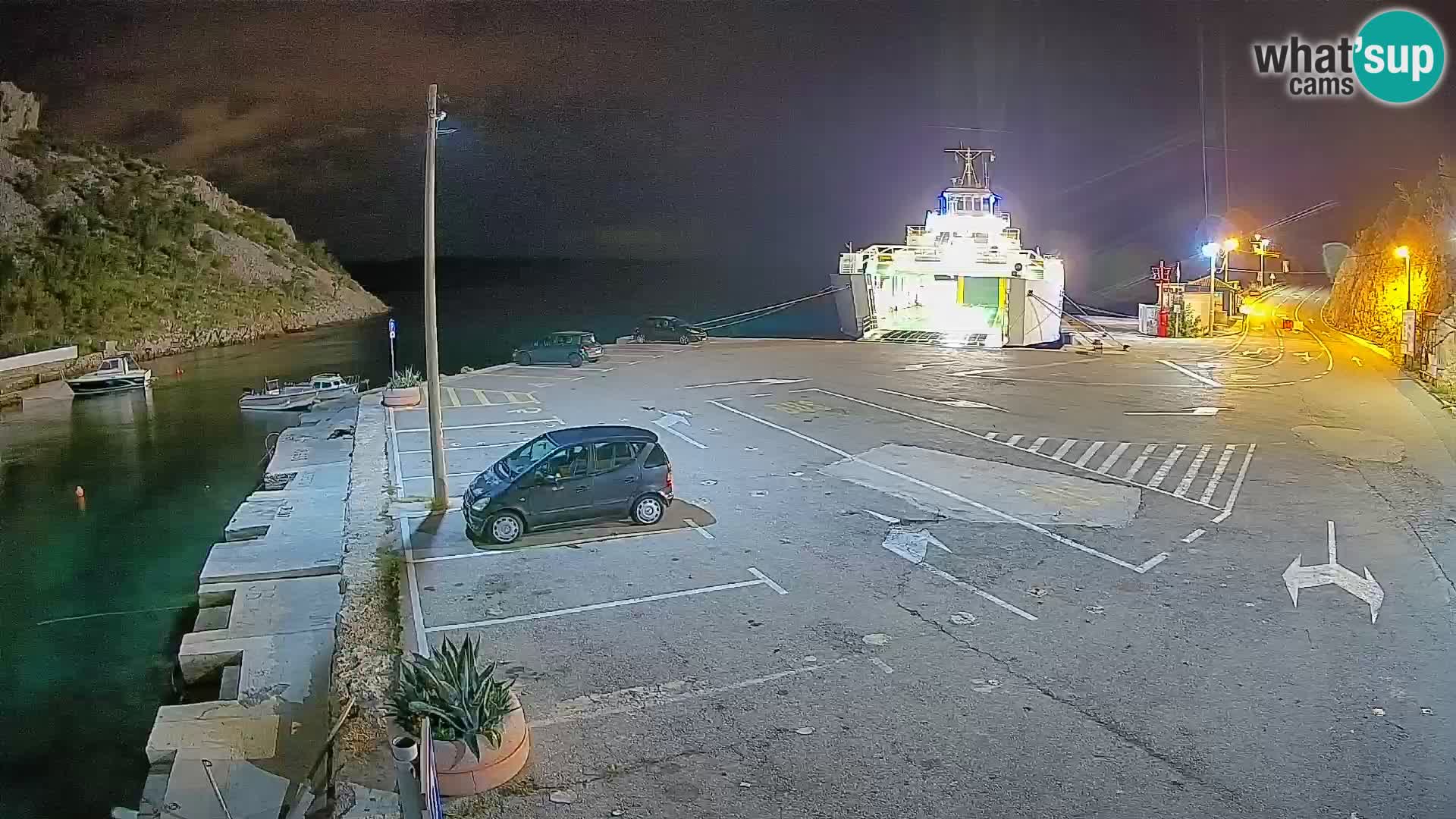 Webcam porto traghetti di Prizna – per l’isola di Pag