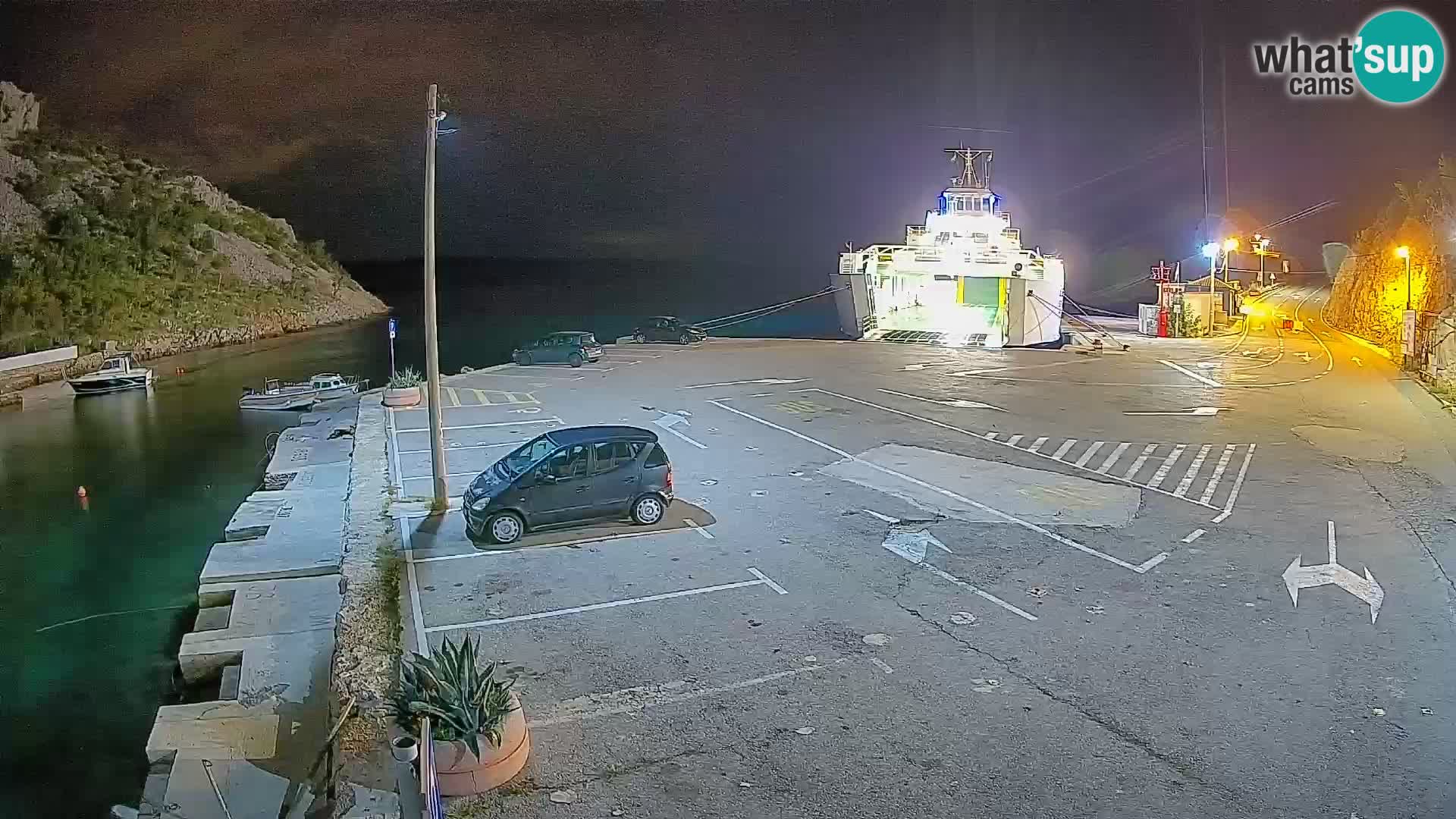 Webcam porto traghetti di Prizna – per l’isola di Pag