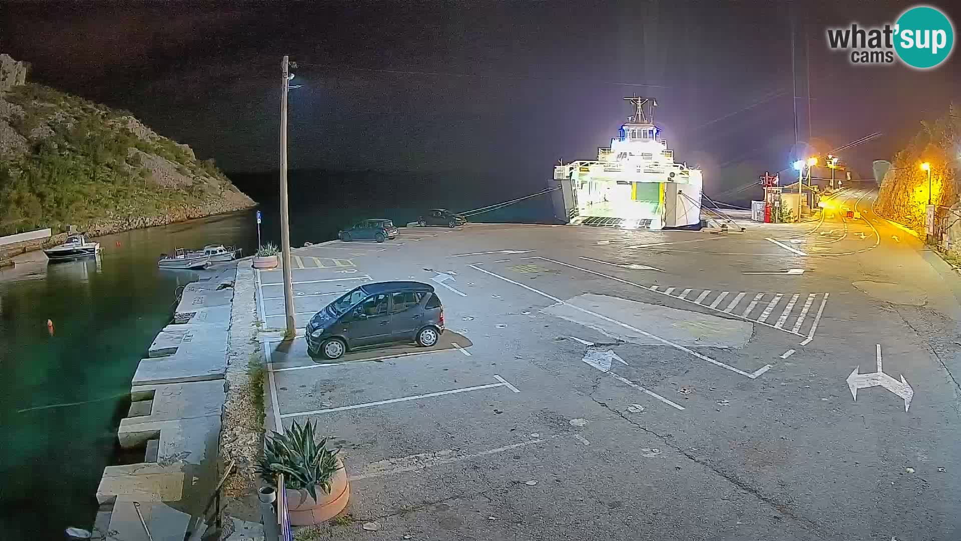 Webcam porto traghetti di Prizna – per l’isola di Pag