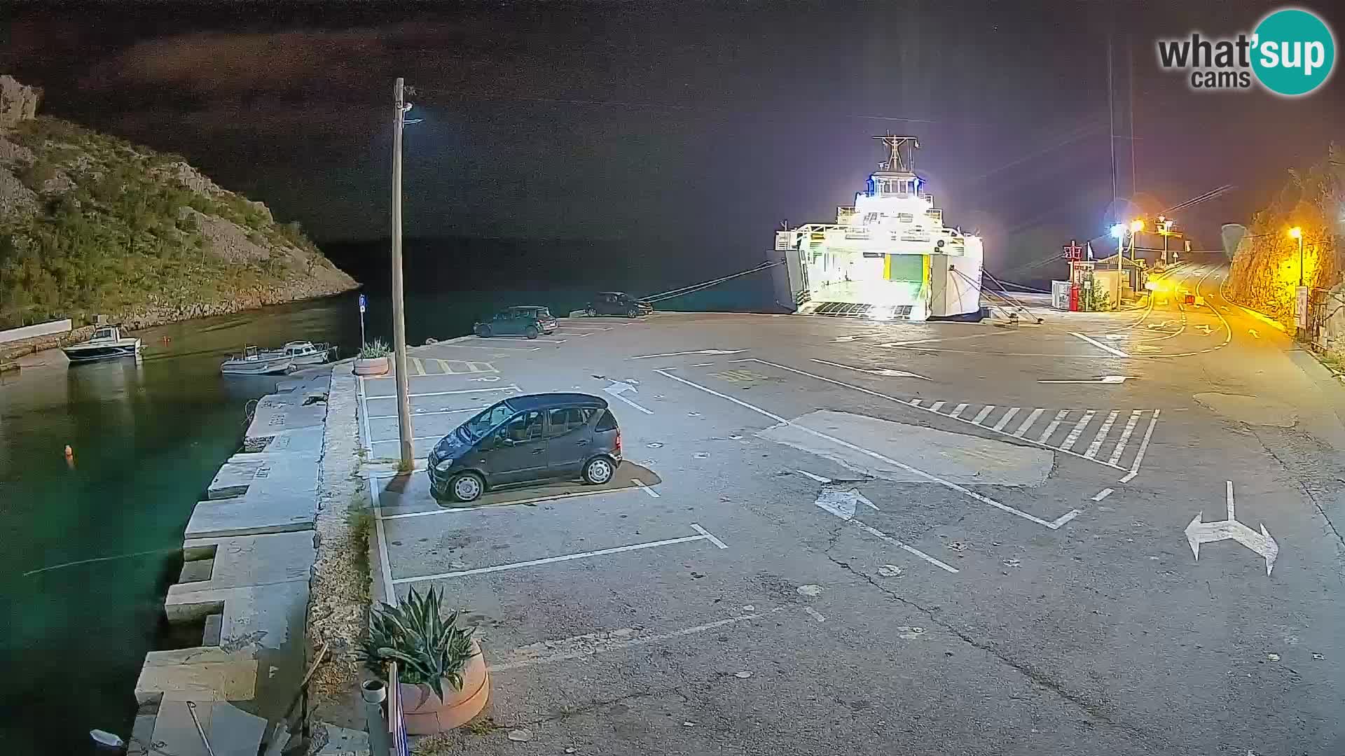 Webcam porto traghetti di Prizna – per l’isola di Pag
