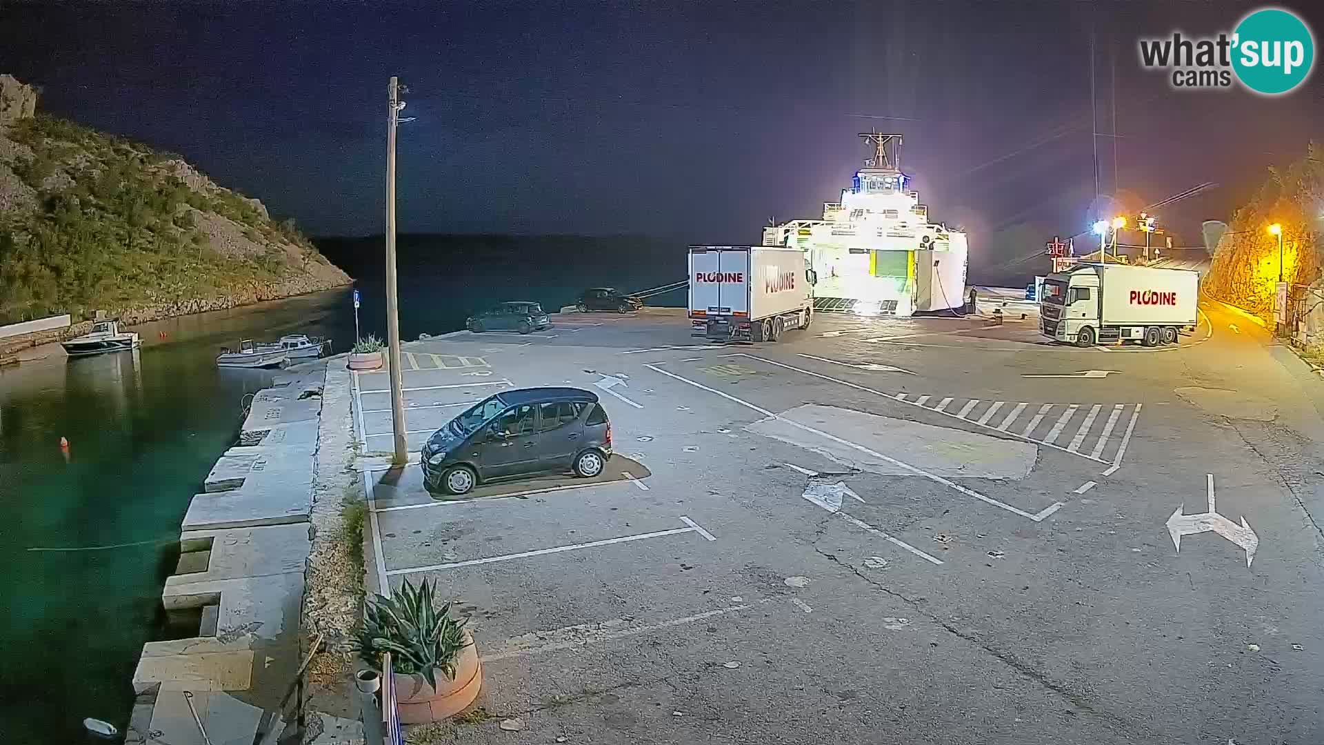 Webcam porto traghetti di Prizna – per l’isola di Pag