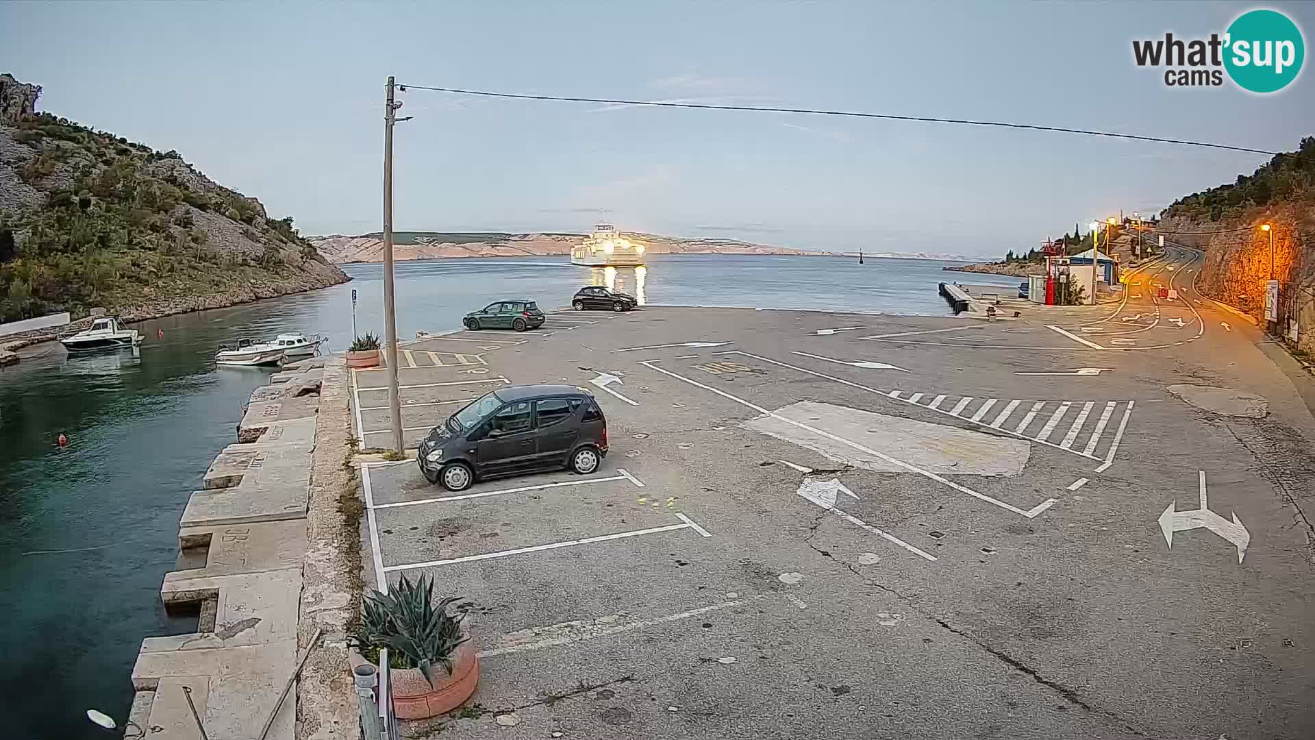 Webcam porto traghetti di Prizna – per l’isola di Pag