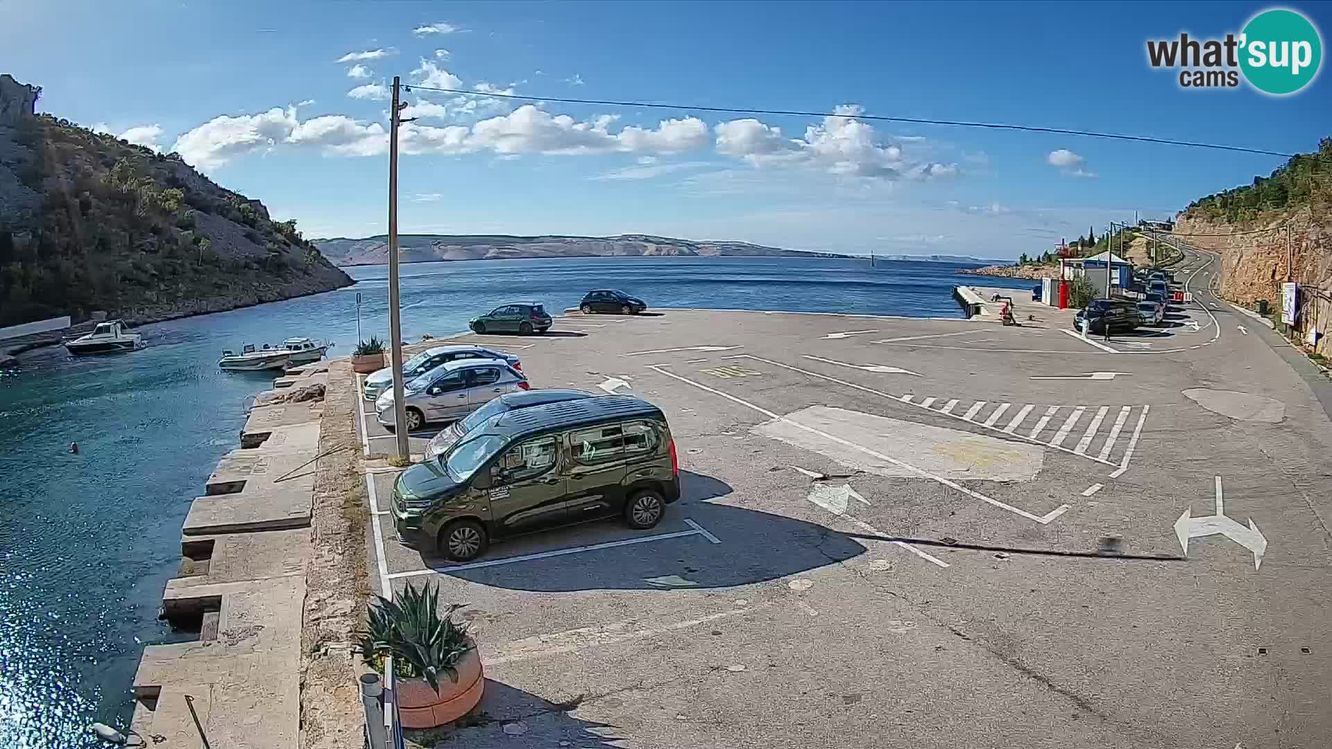 Webcam porto traghetti di Prizna – per l’isola di Pag