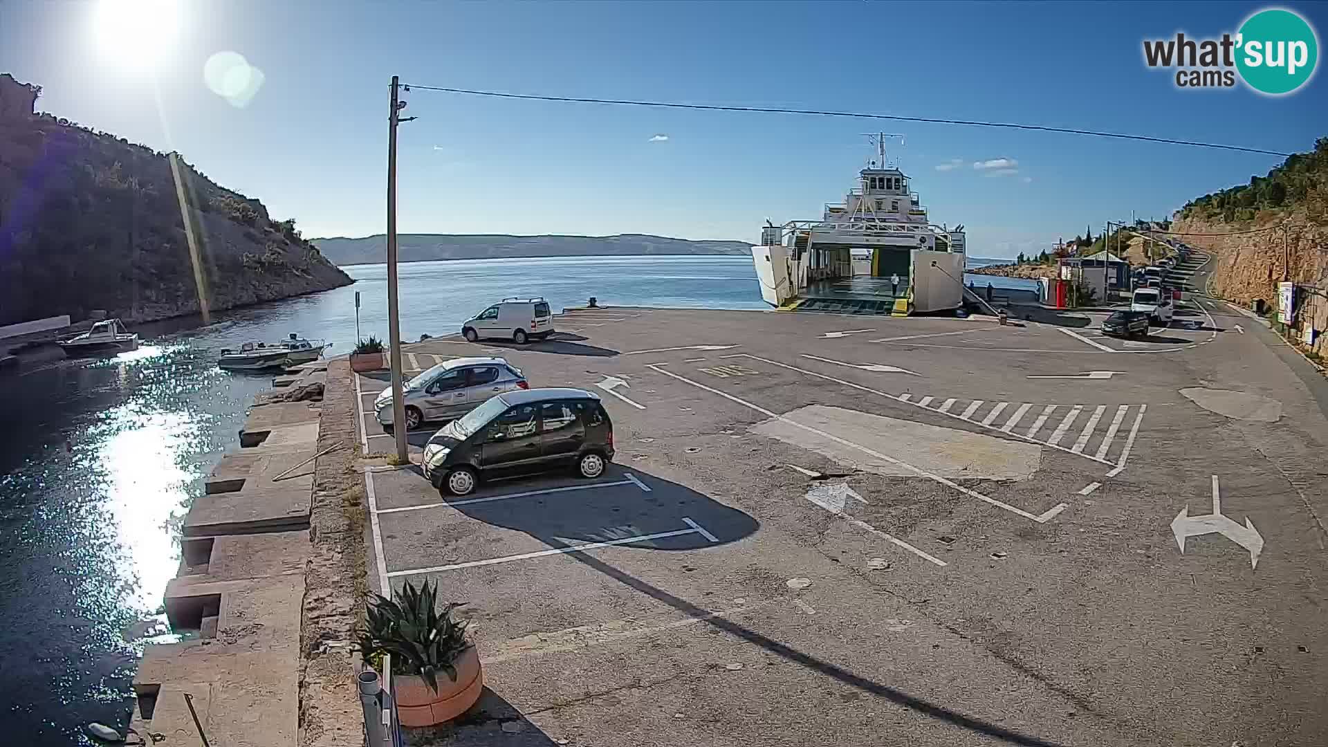 Webcam porto traghetti di Prizna – per l’isola di Pag
