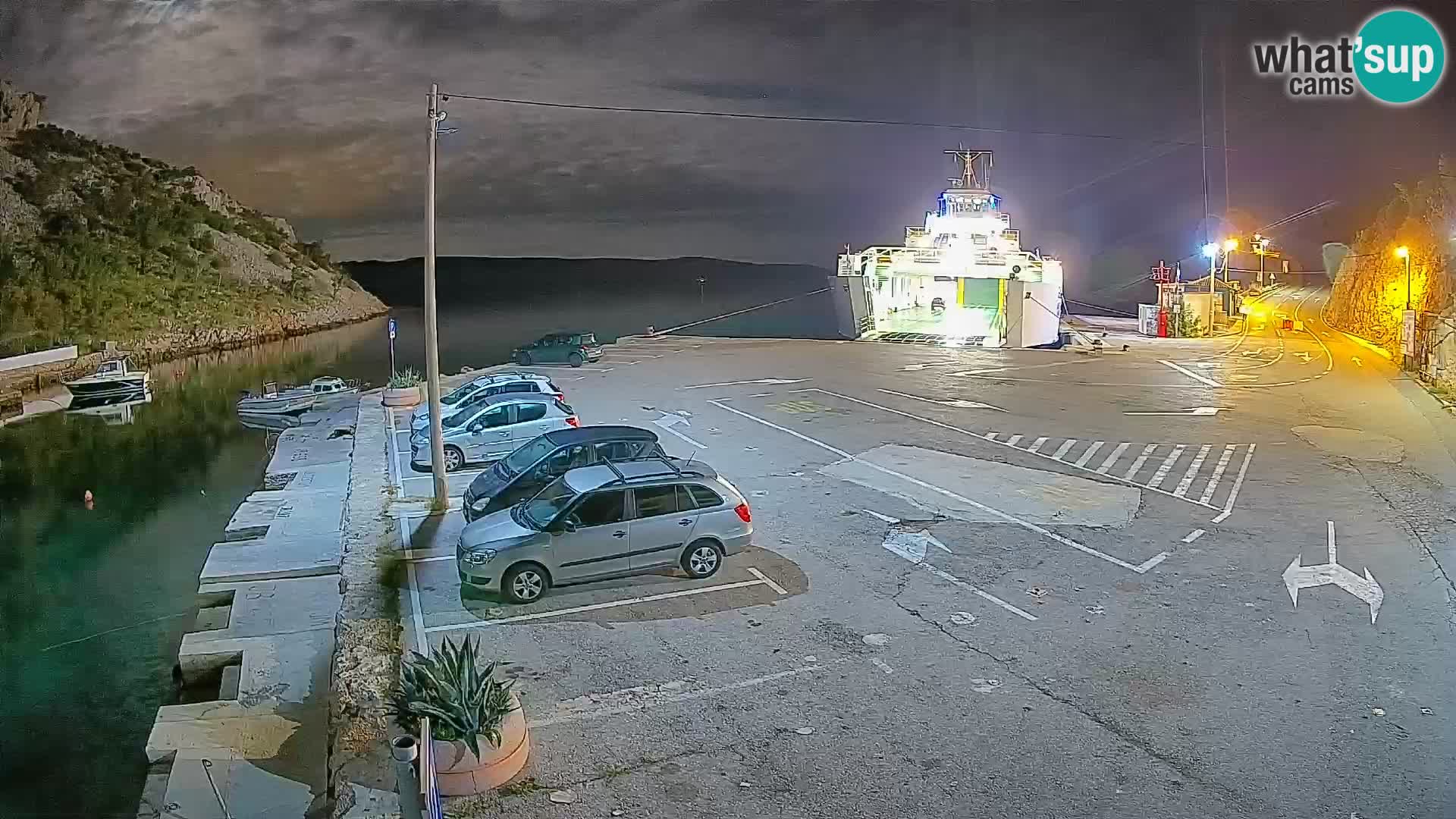 Webcam porto traghetti di Prizna – per l’isola di Pag
