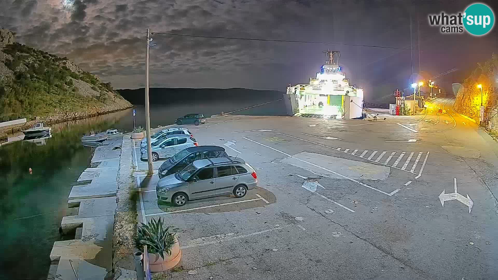 Webcam porto traghetti di Prizna – per l’isola di Pag
