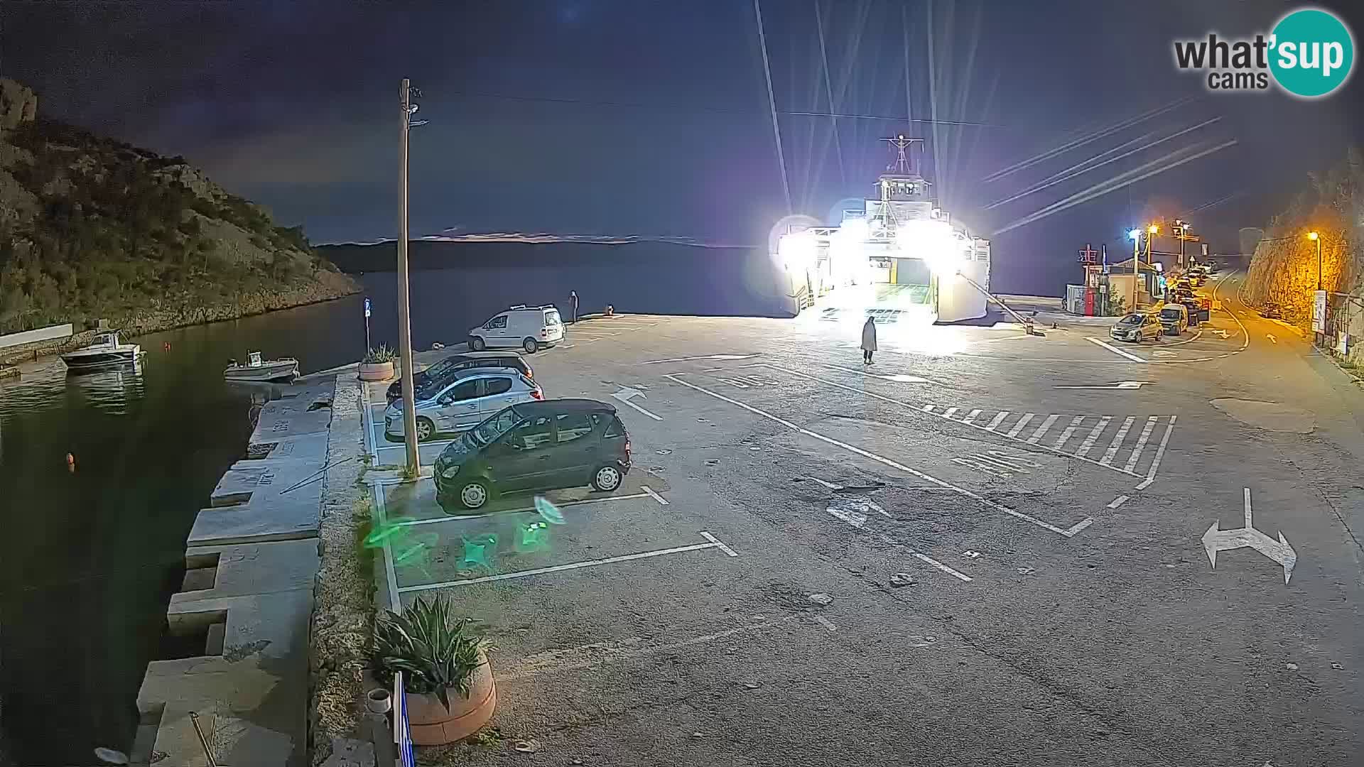 Webcam porto traghetti di Prizna – per l’isola di Pag