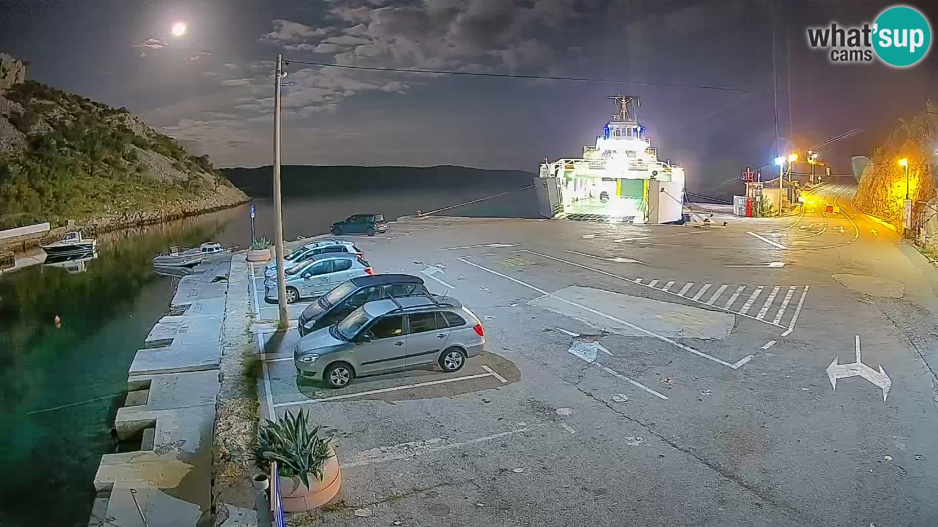 Webcam porto traghetti di Prizna – per l’isola di Pag
