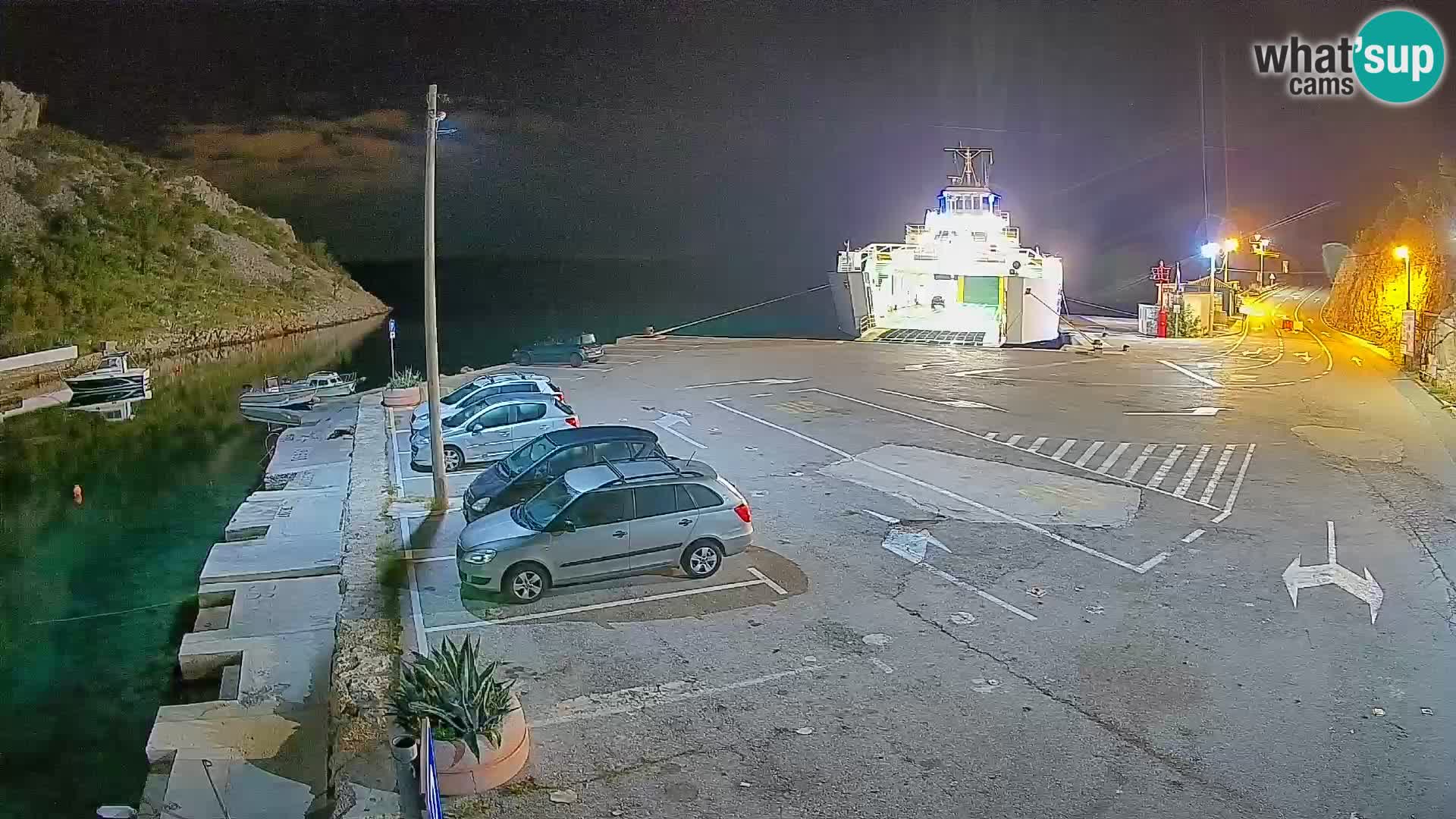 Webcam porto traghetti di Prizna – per l’isola di Pag