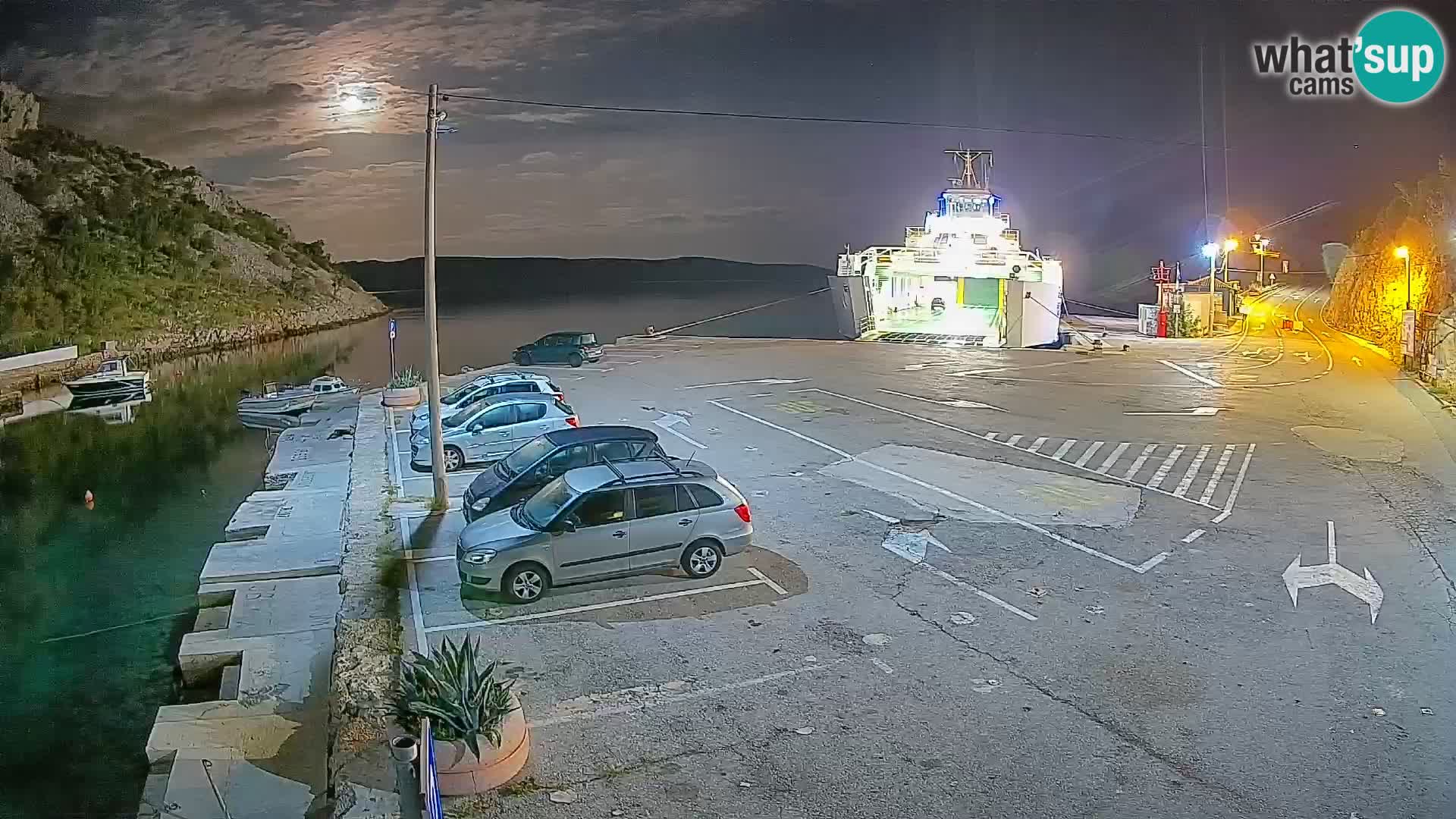 Webcam porto traghetti di Prizna – per l’isola di Pag