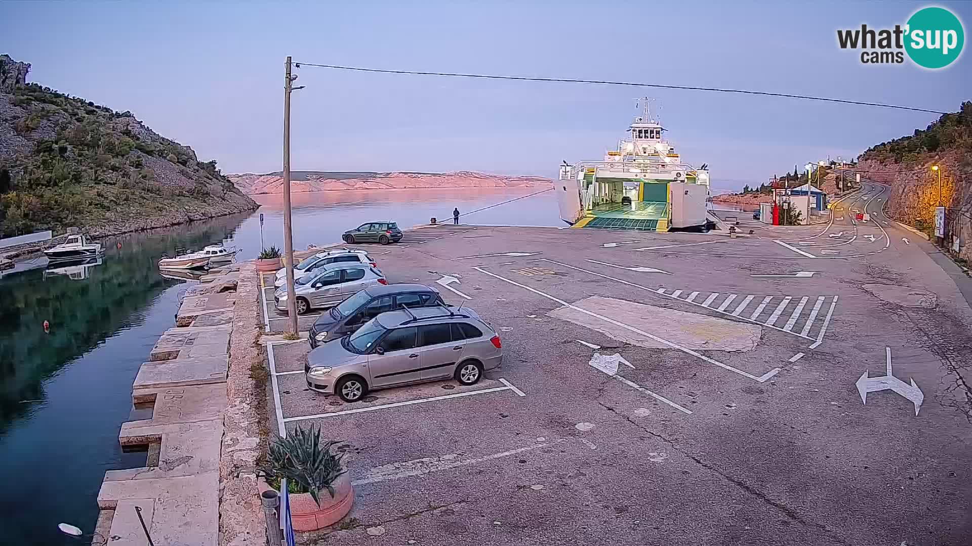 Webcam porto traghetti di Prizna – per l’isola di Pag