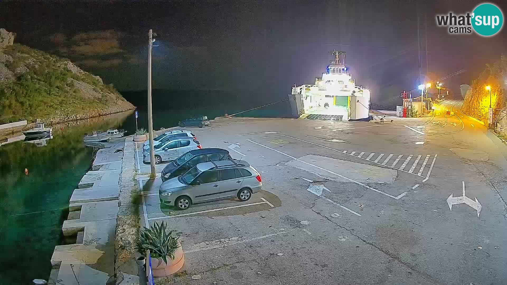 Webcam porto traghetti di Prizna – per l’isola di Pag