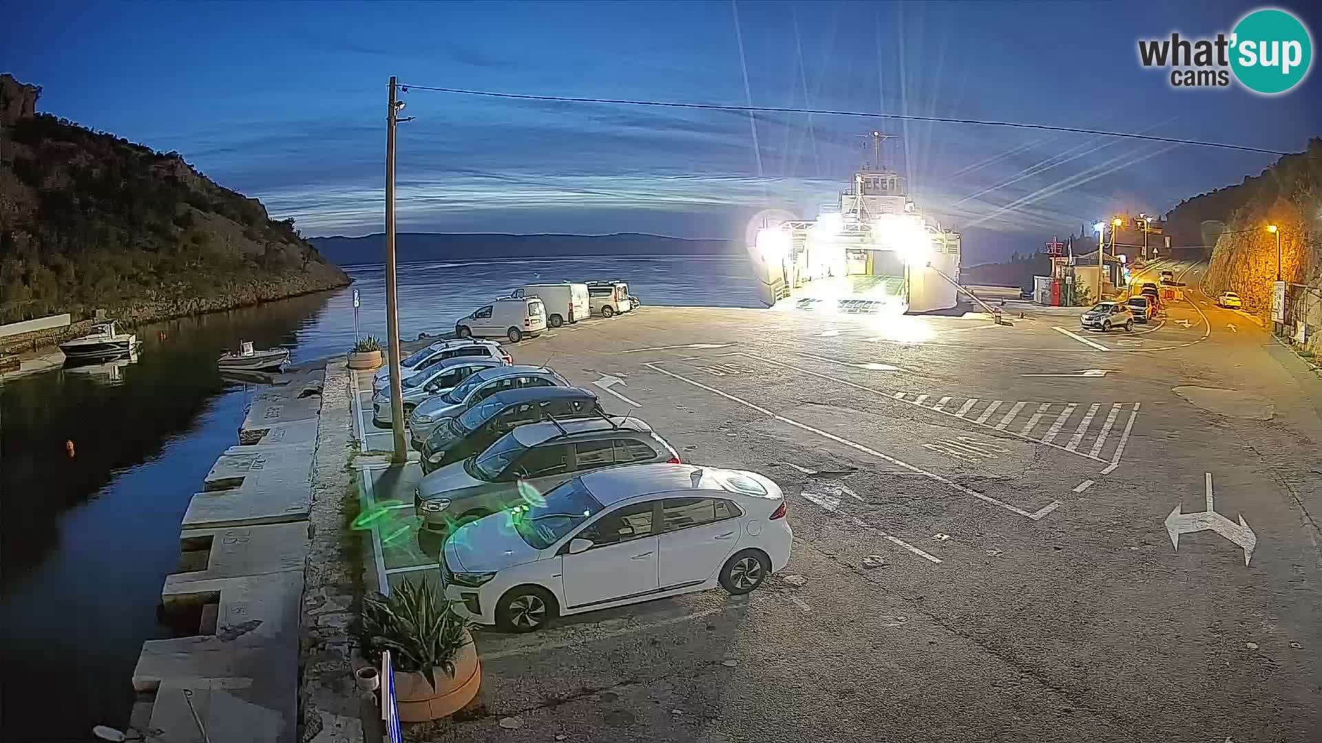 Webcam porto traghetti di Prizna – per l’isola di Pag