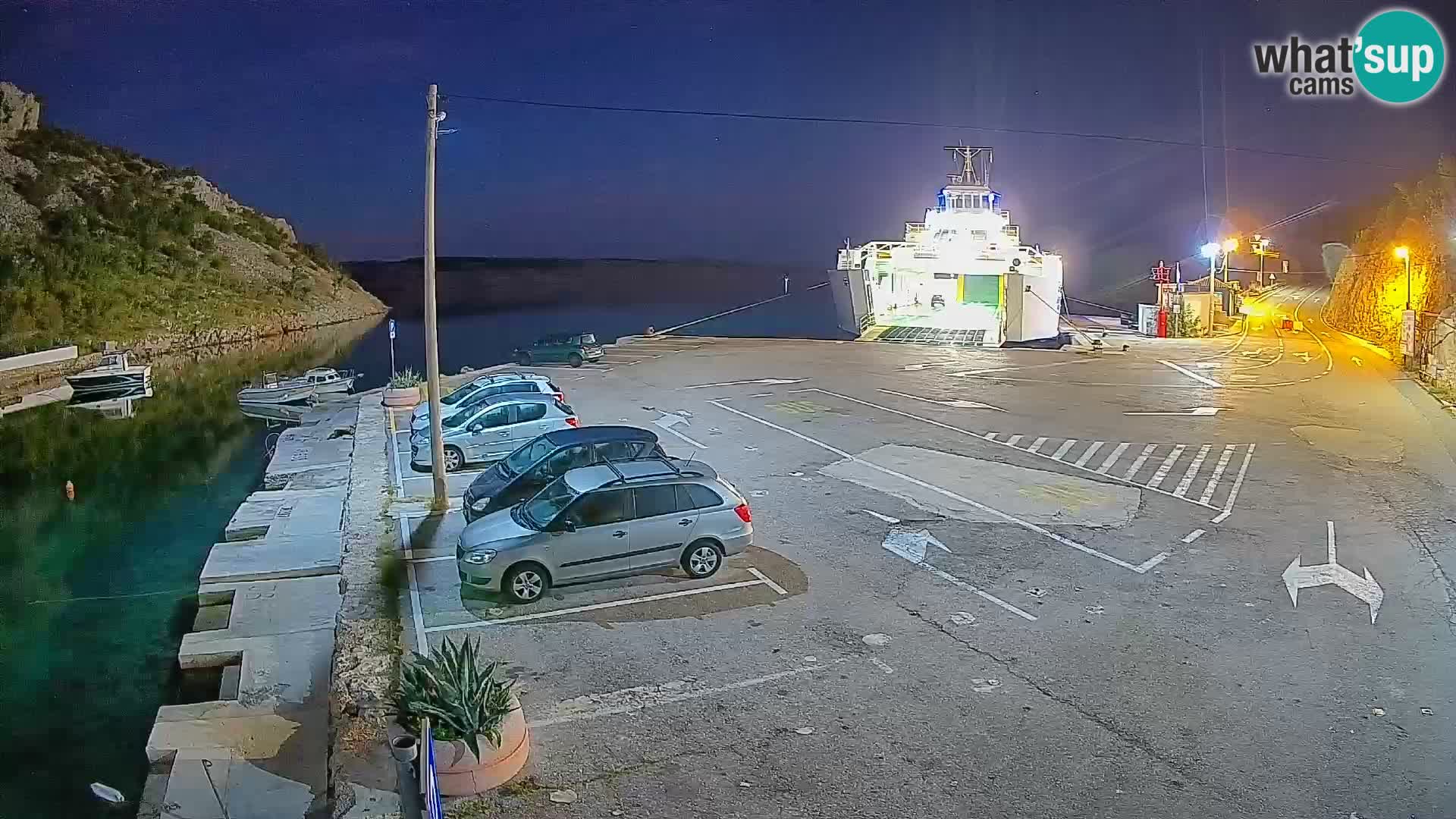 Webcam porto traghetti di Prizna – per l’isola di Pag