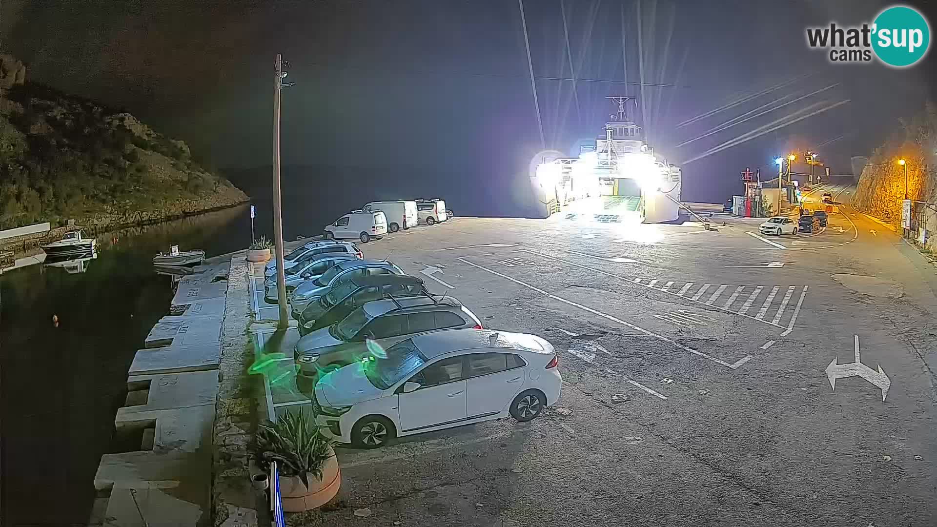 Webcam porto traghetti di Prizna – per l’isola di Pag