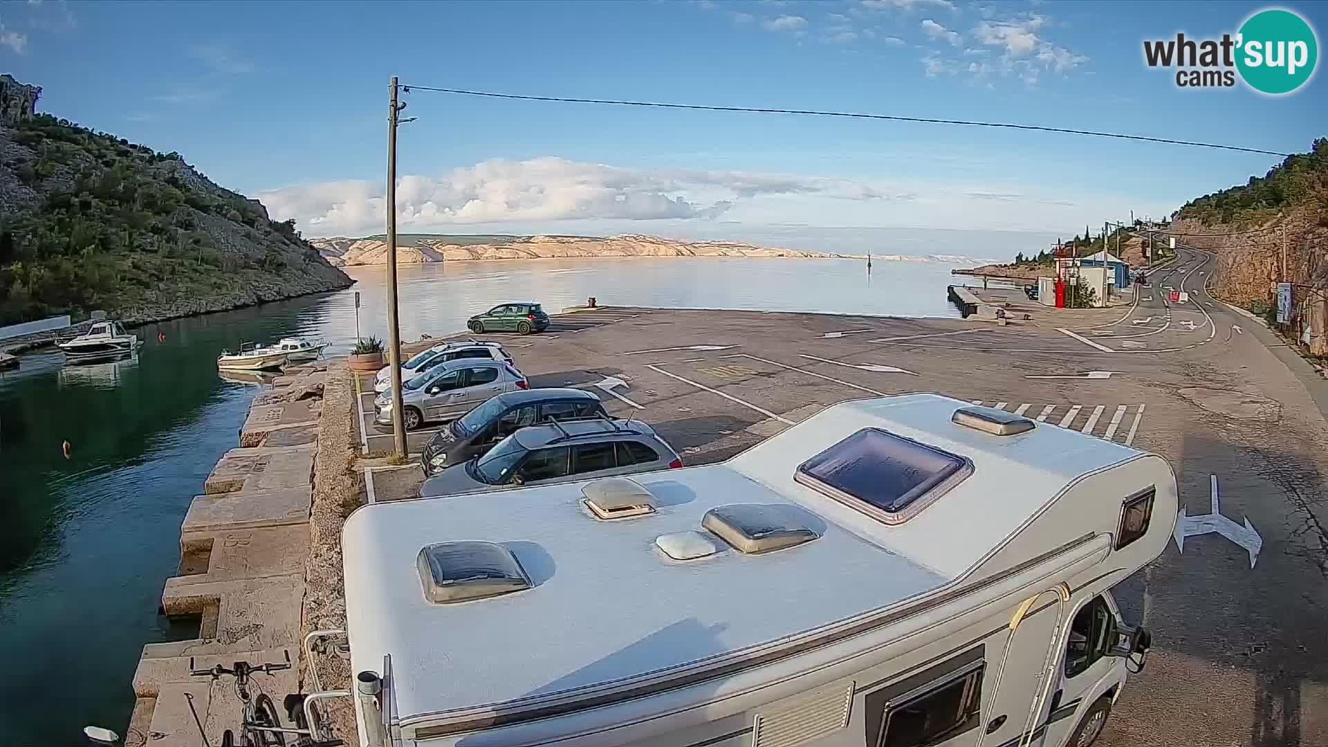 Webcam porto traghetti di Prizna – per l’isola di Pag