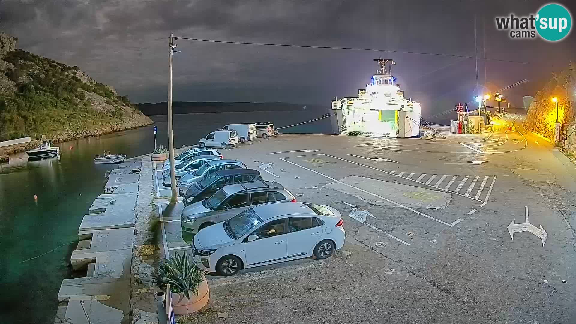 Webcam porto traghetti di Prizna – per l’isola di Pag