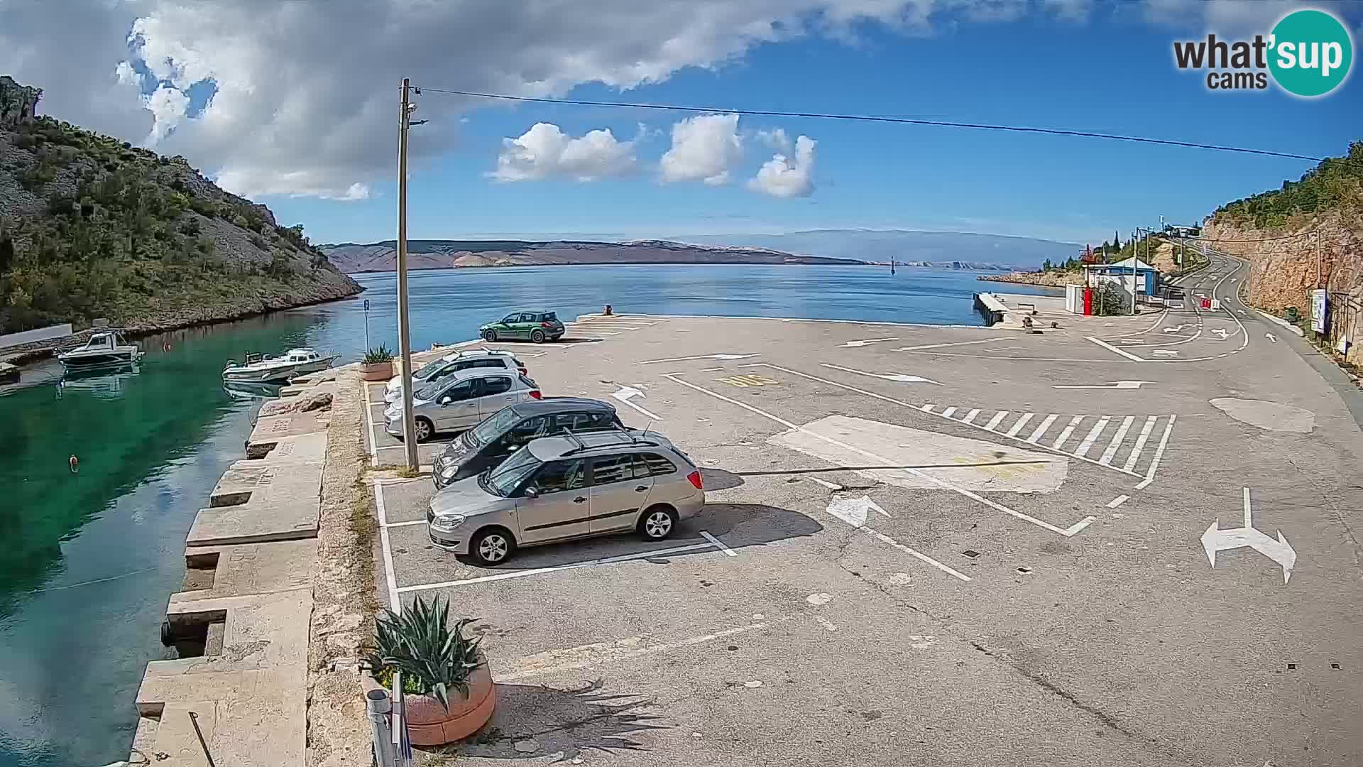 Webcam porto traghetti di Prizna – per l’isola di Pag