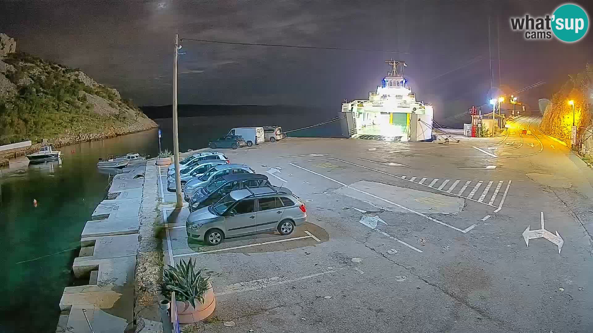 Webcam porto traghetti di Prizna – per l’isola di Pag