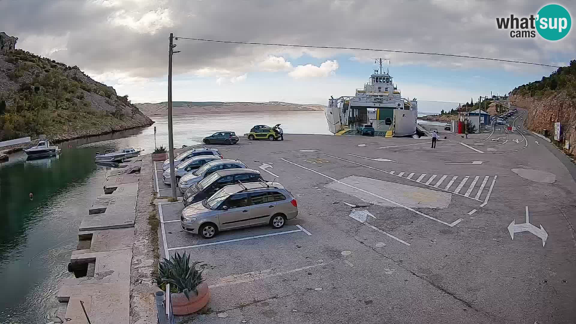 Webcam porto traghetti di Prizna – per l’isola di Pag