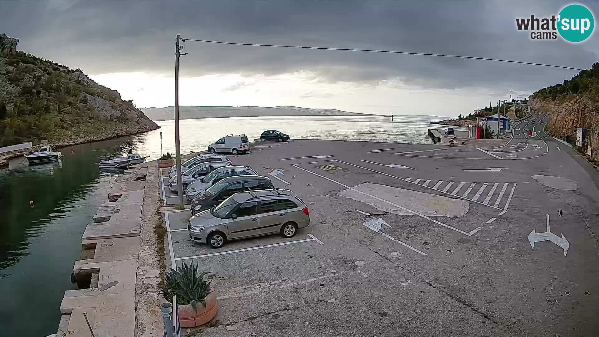 Webcam porto traghetti di Prizna – per l’isola di Pag