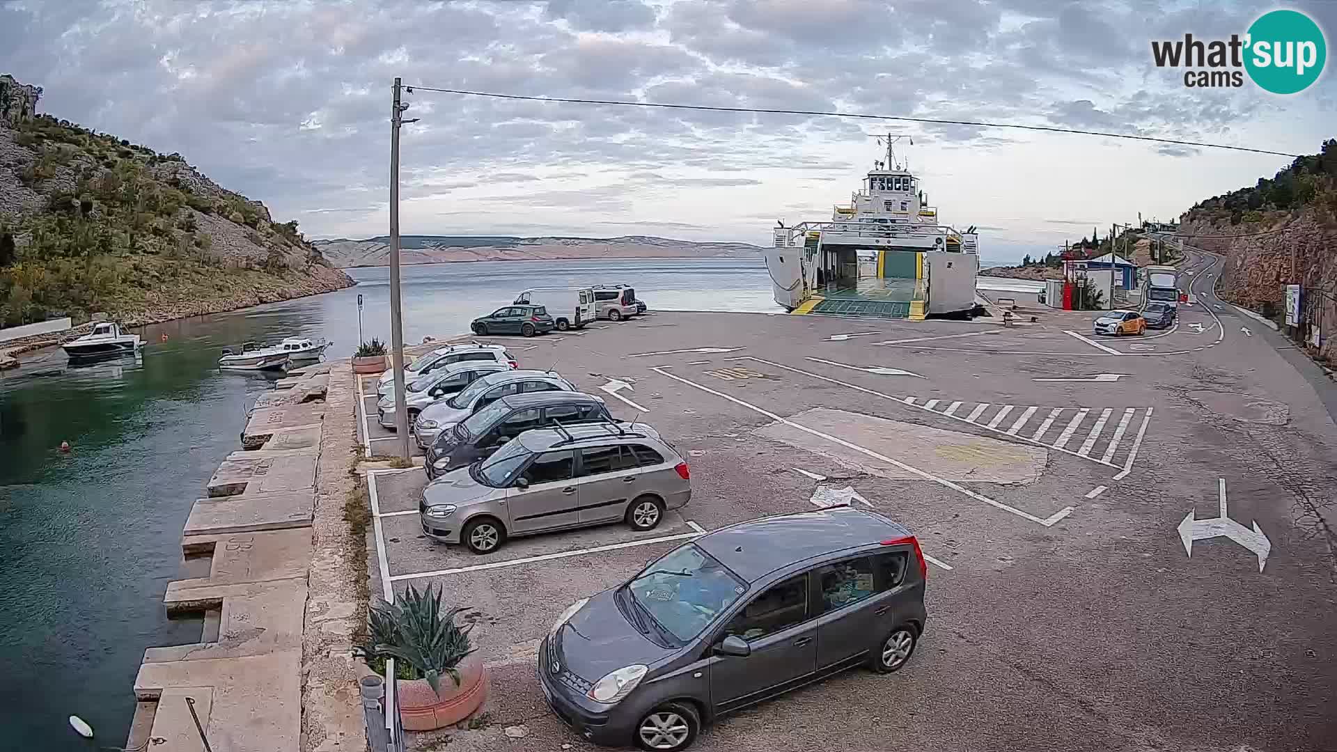 Webcam porto traghetti di Prizna – per l’isola di Pag