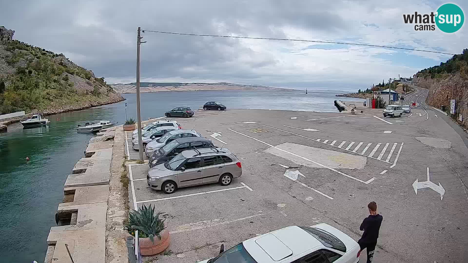 Webcam porto traghetti di Prizna – per l’isola di Pag