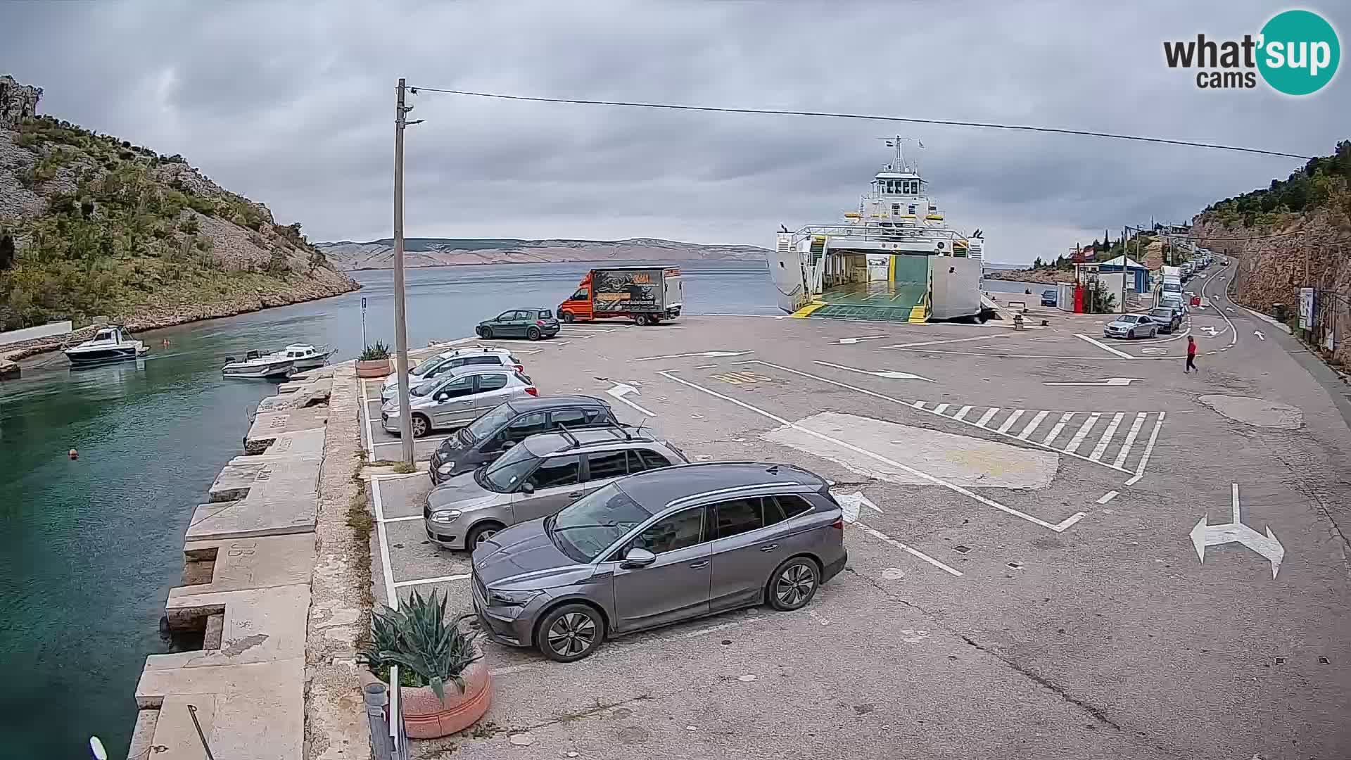 Webcam porto traghetti di Prizna – per l’isola di Pag