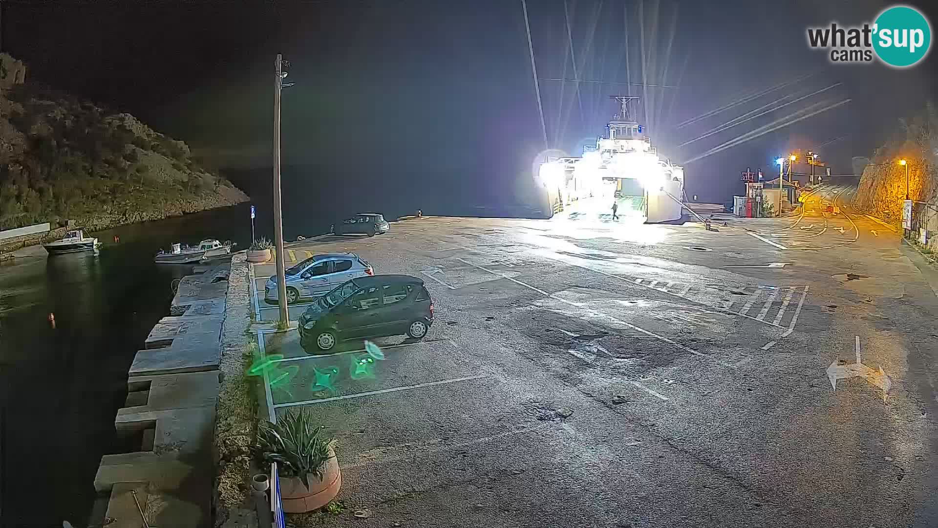 Webcam porto traghetti di Prizna – per l’isola di Pag