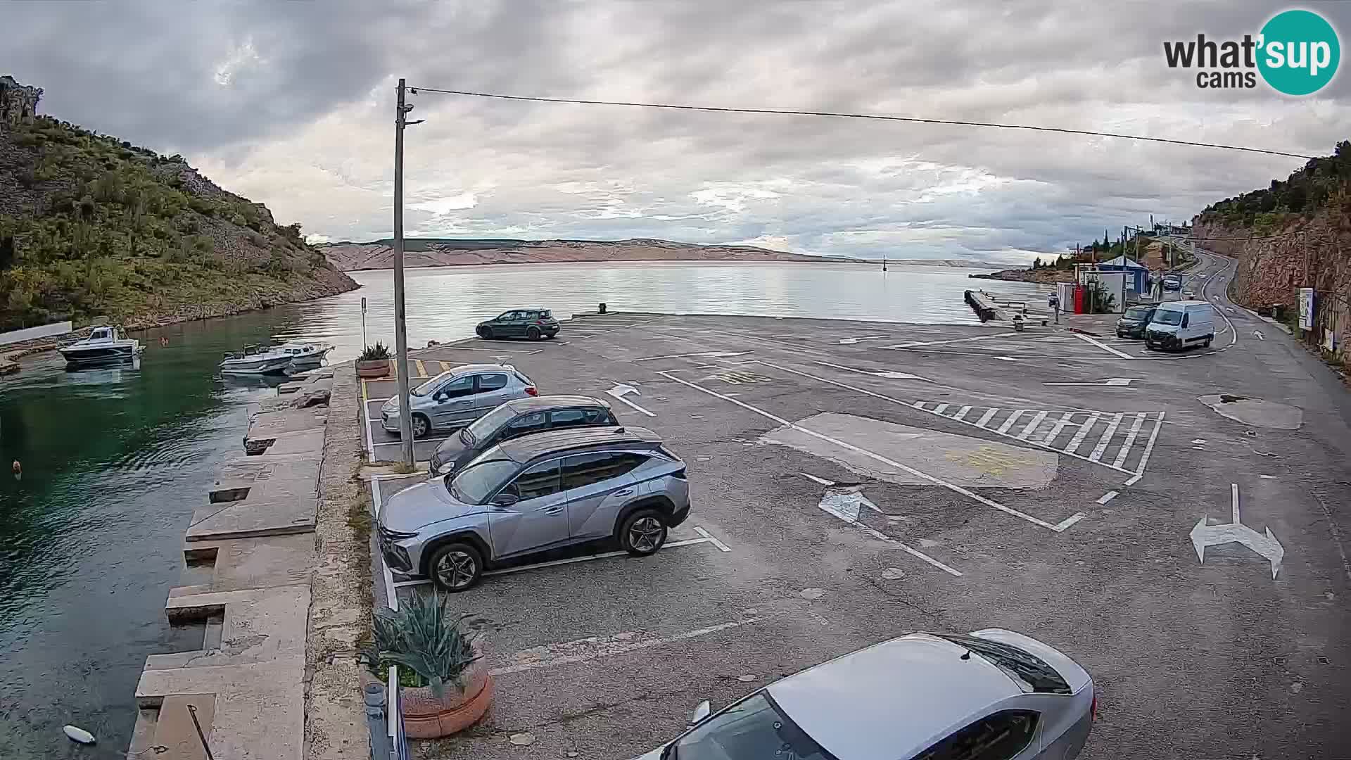 Webcam porto traghetti di Prizna – per l’isola di Pag