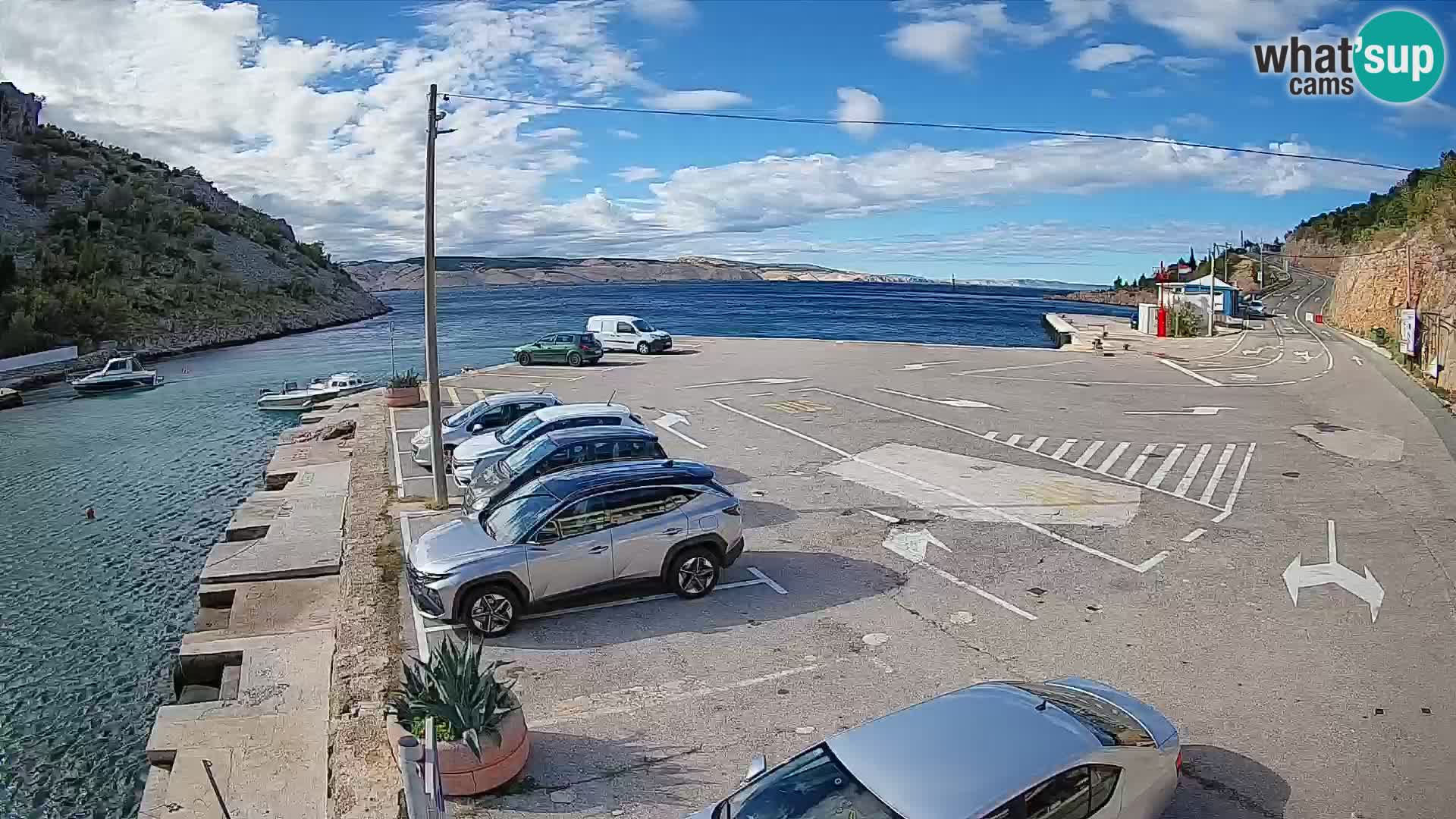 Webcam porto traghetti di Prizna – per l’isola di Pag