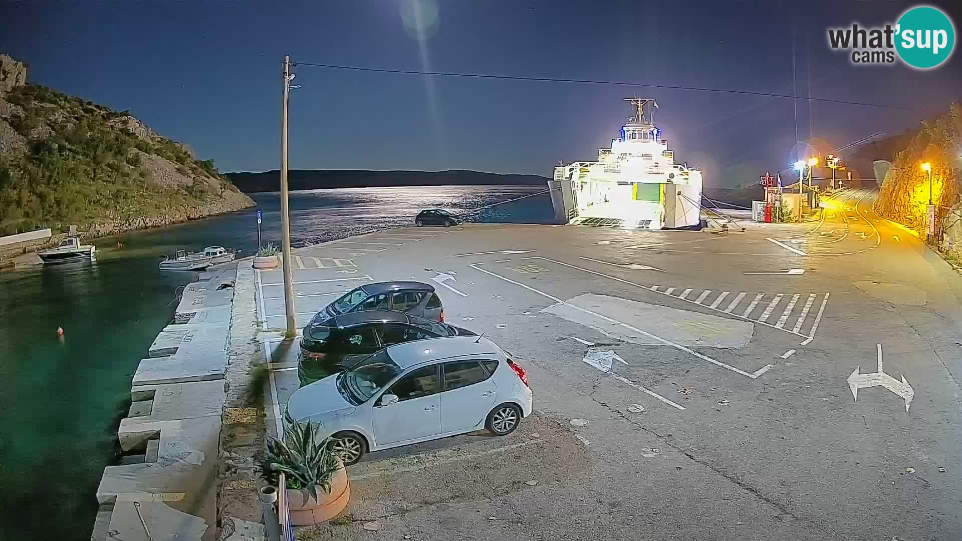 Webcam porto traghetti di Prizna – per l’isola di Pag