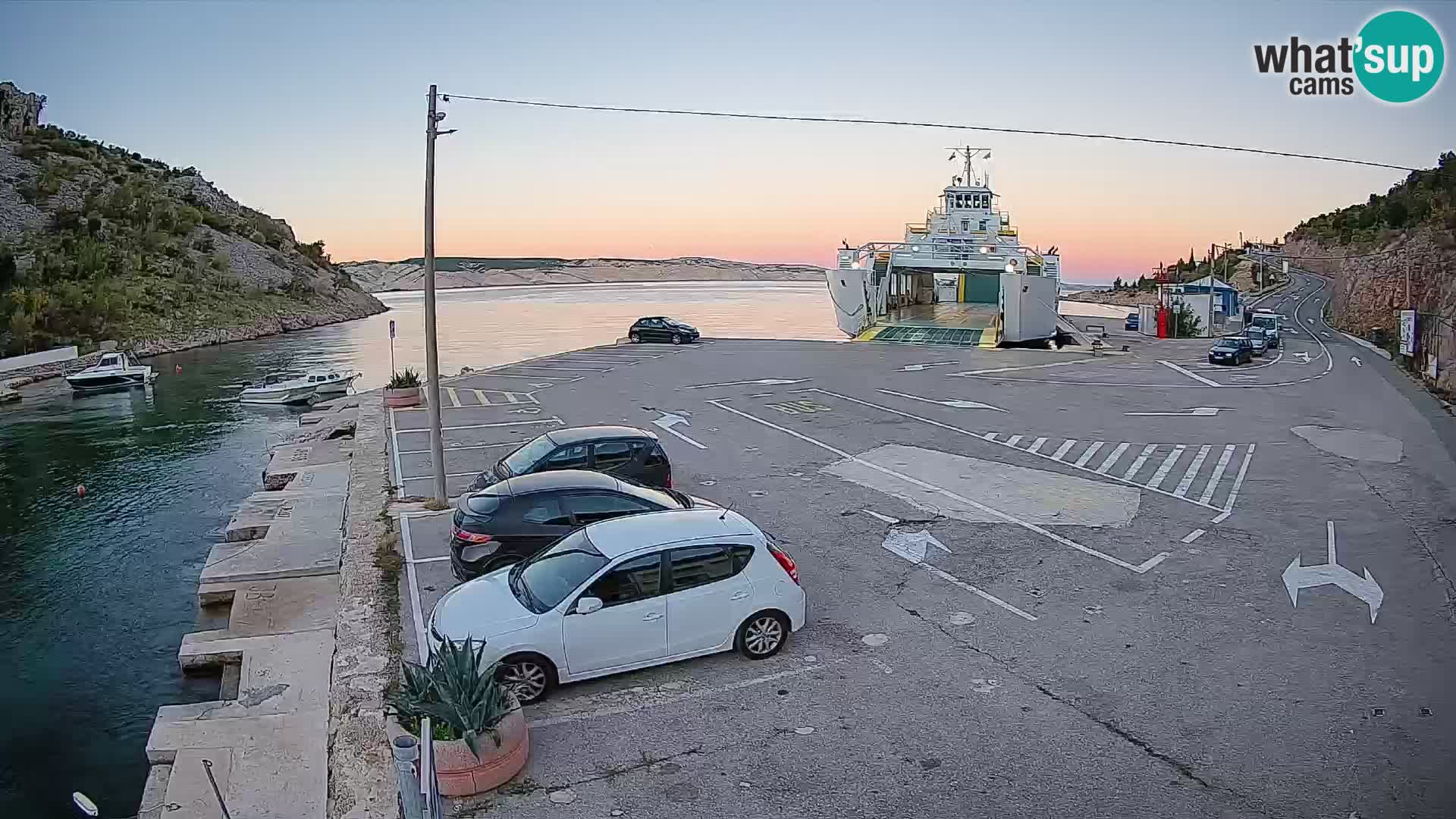 Webcam porto traghetti di Prizna – per l’isola di Pag