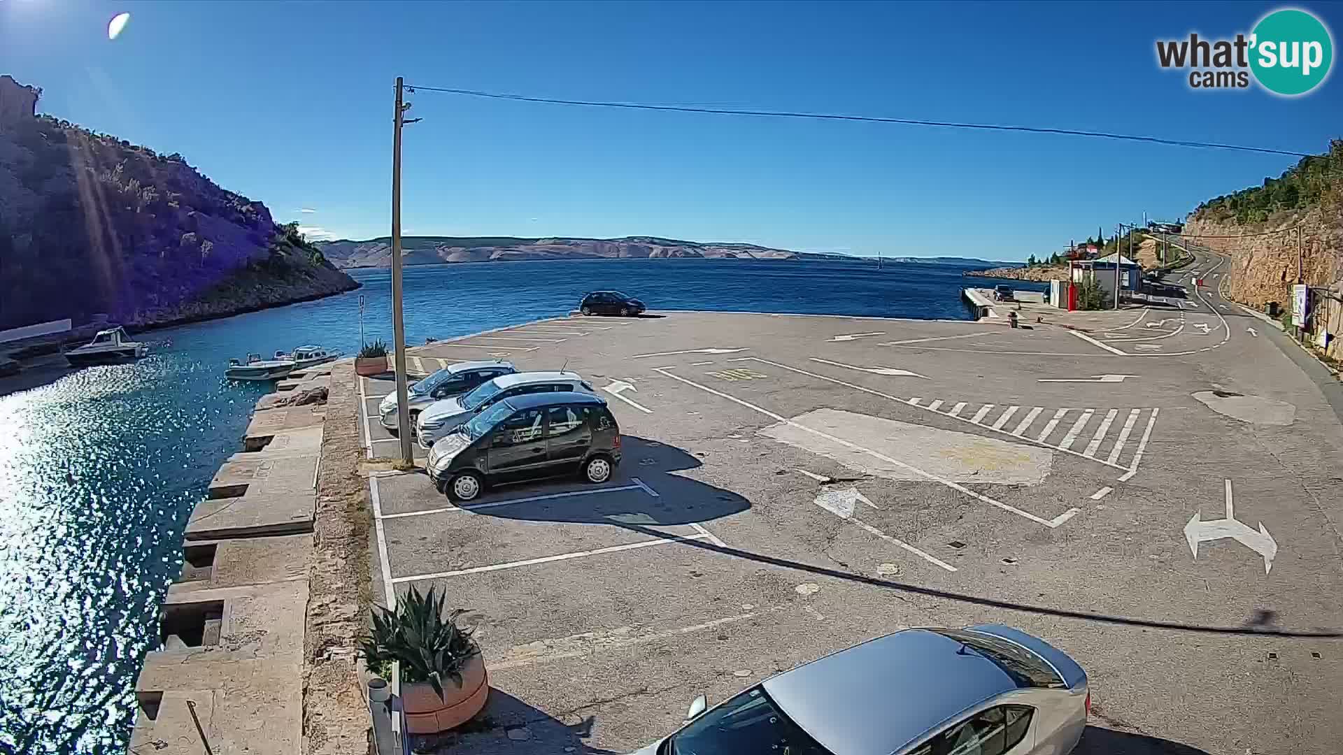 Webcam porto traghetti di Prizna – per l’isola di Pag