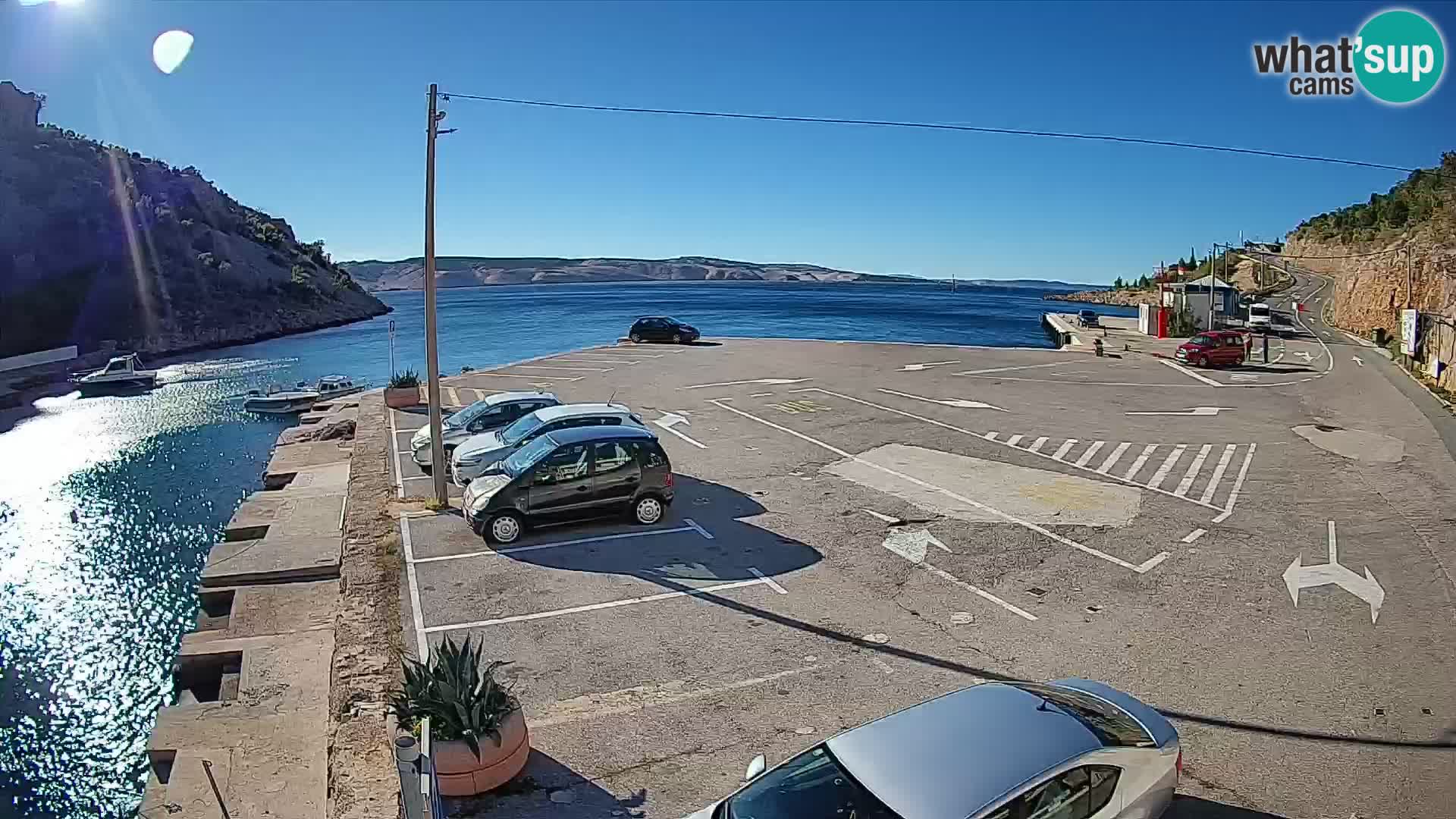 Webcam porto traghetti di Prizna – per l’isola di Pag