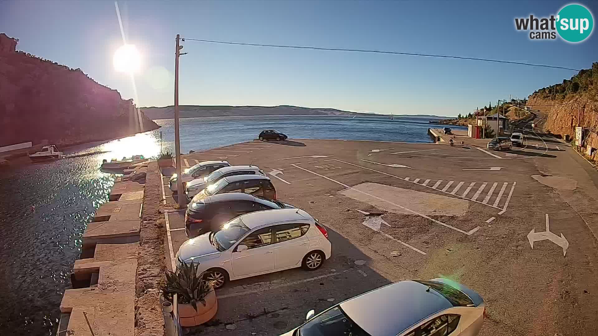 Webcam porto traghetti di Prizna – per l’isola di Pag