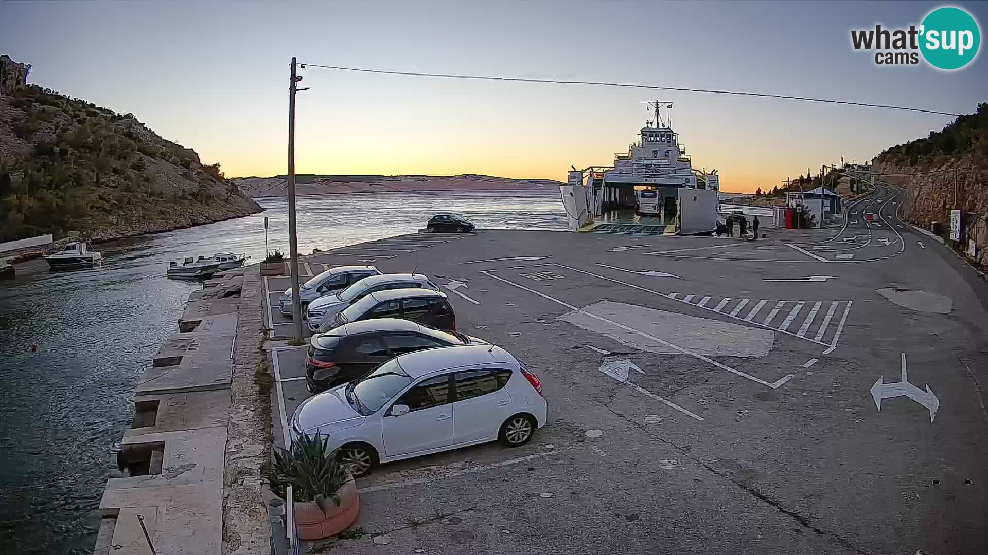 Webcam porto traghetti di Prizna – per l’isola di Pag
