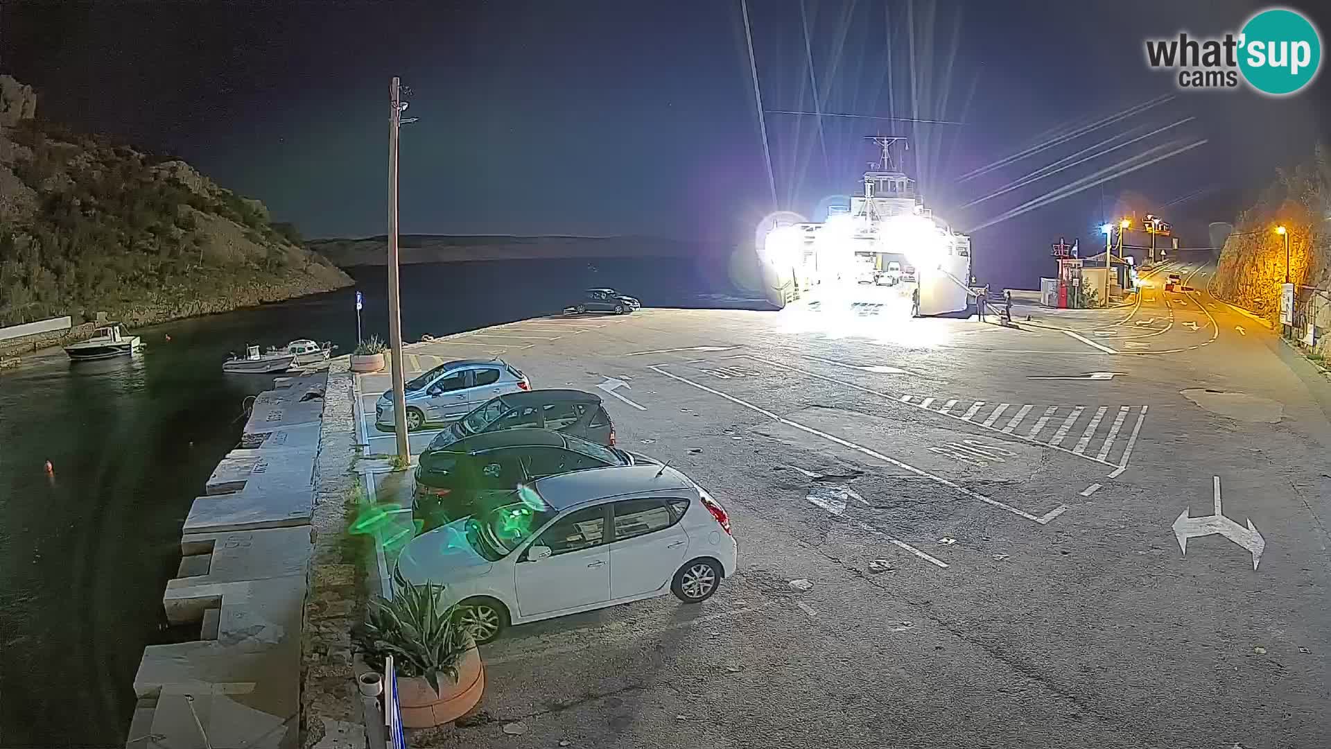 Webcam porto traghetti di Prizna – per l’isola di Pag