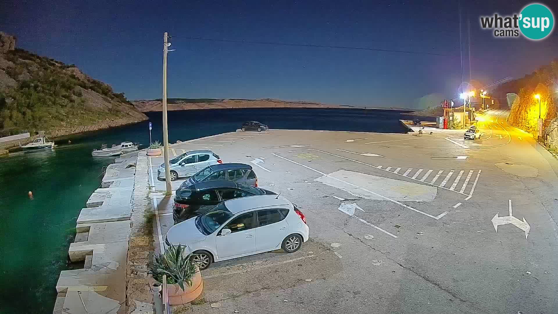 Webcam porto traghetti di Prizna – per l’isola di Pag