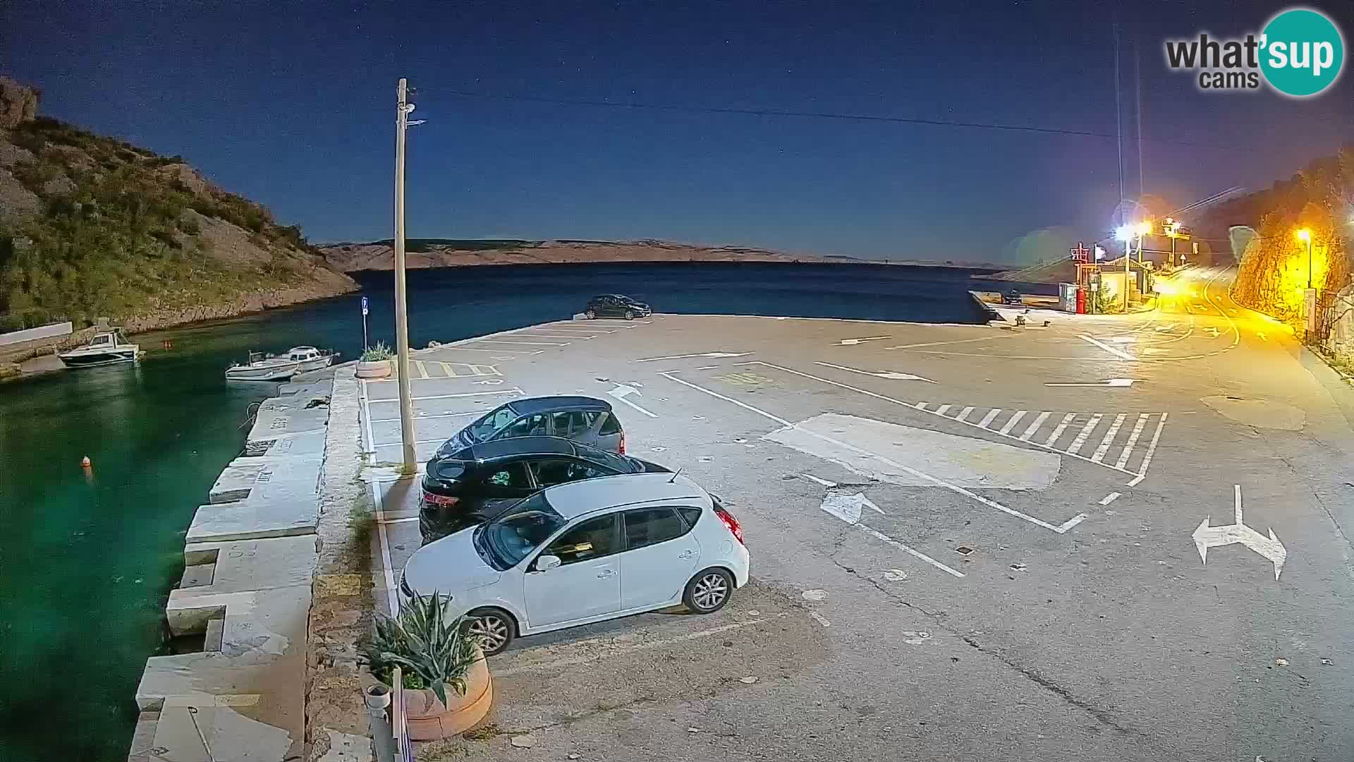 Webcam porto traghetti di Prizna – per l’isola di Pag